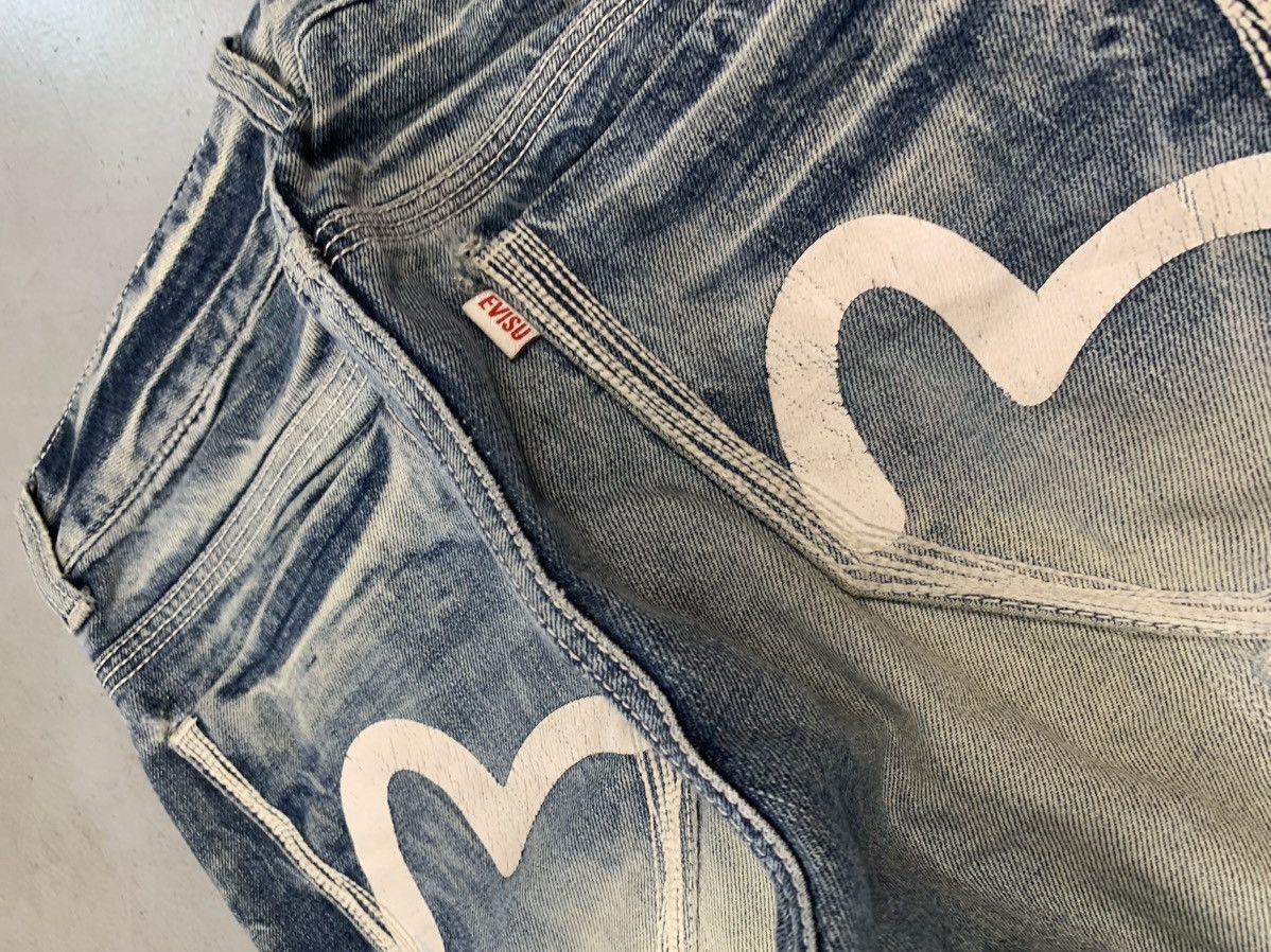 Japanese Brand Vintage Evisu inspired emboridered denim Size US 32 / EU 48 - 4 Thumbnail