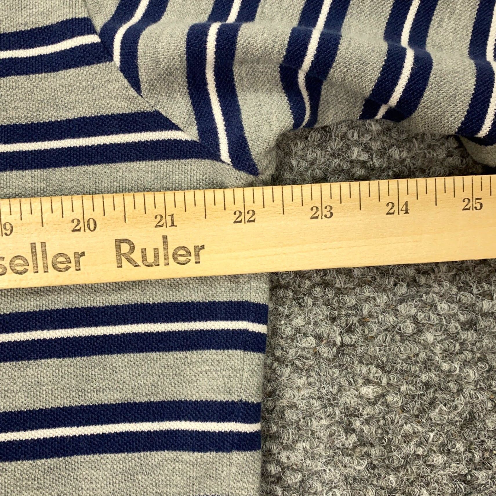 Polo Ralph Lauren Polo Ralph Lauren Shirt Mens Large Gray Blue Striped Pony Preppy Polo Shirt Mens Large Gray Blue Striped Pony Preppy Size US L / EU 52-54 / 3 - 7 Thumbnail