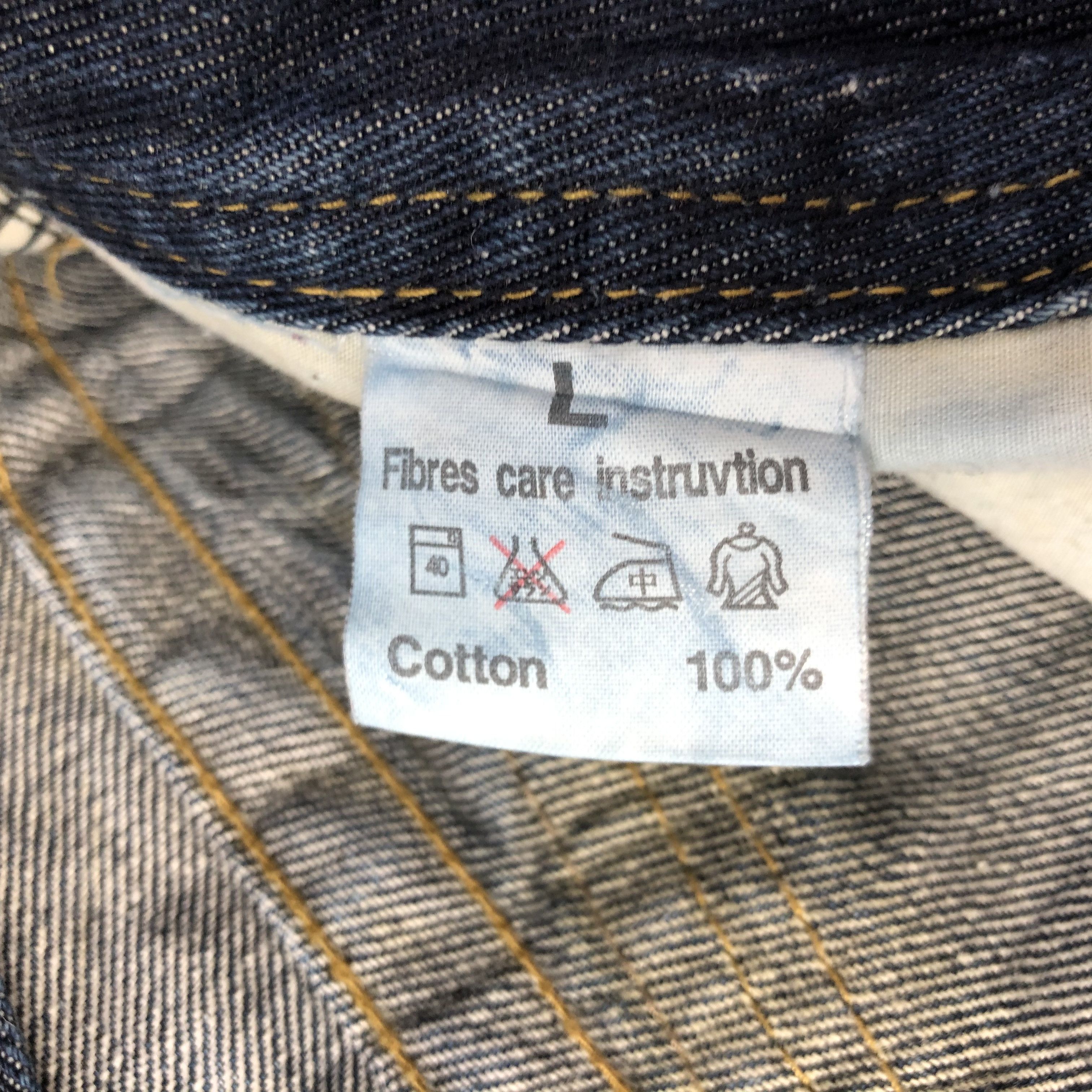 Japanese Brand Buzz Spunky Faded Blue Flared Jeans KJ2105 Size US 32 / EU 48 - 10 Thumbnail