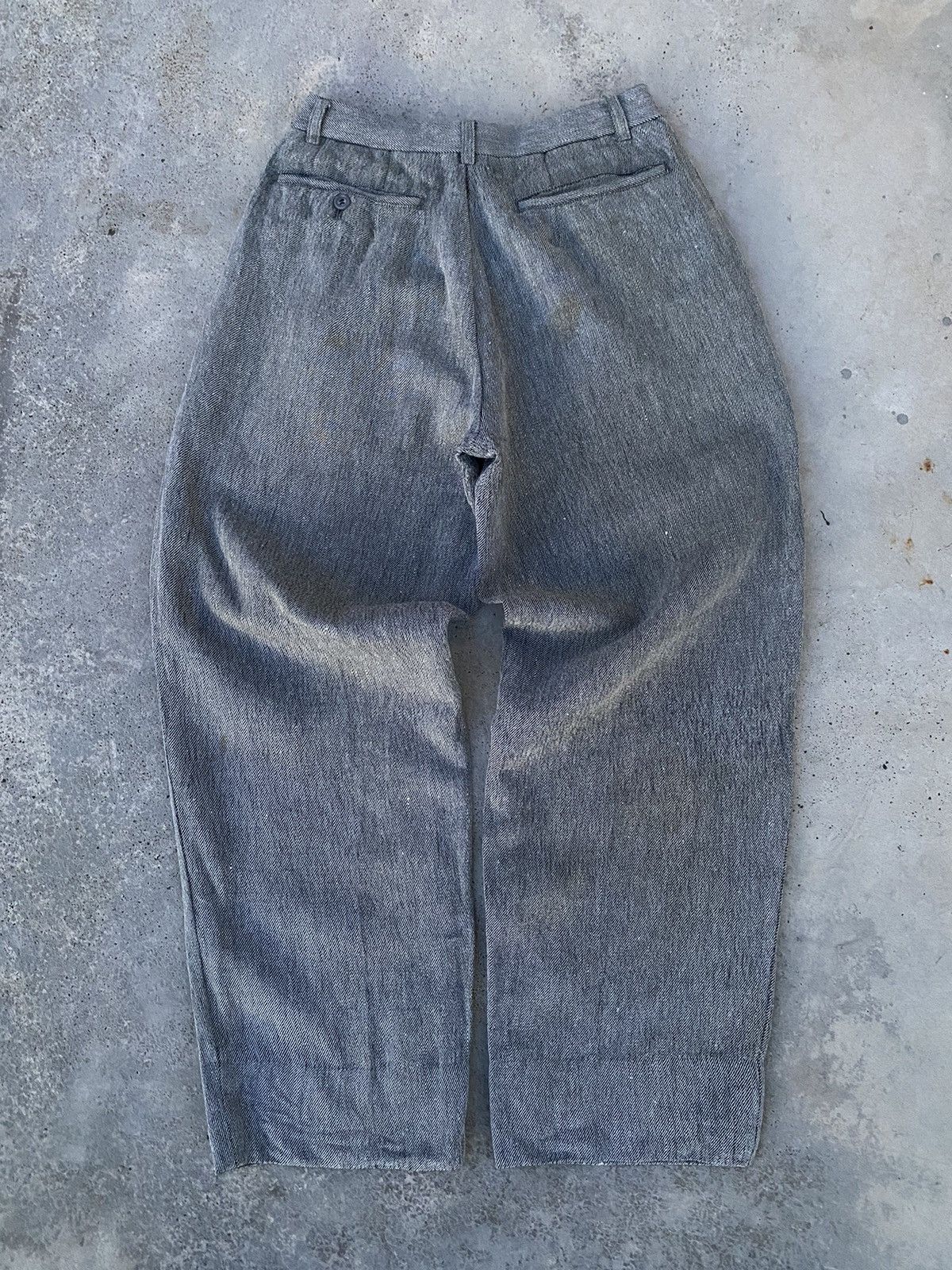 Issey Miyake Distressed Vintage Issey Miyake Men Wool Casual Pants Size US 30 / EU 46 - 3 Thumbnail