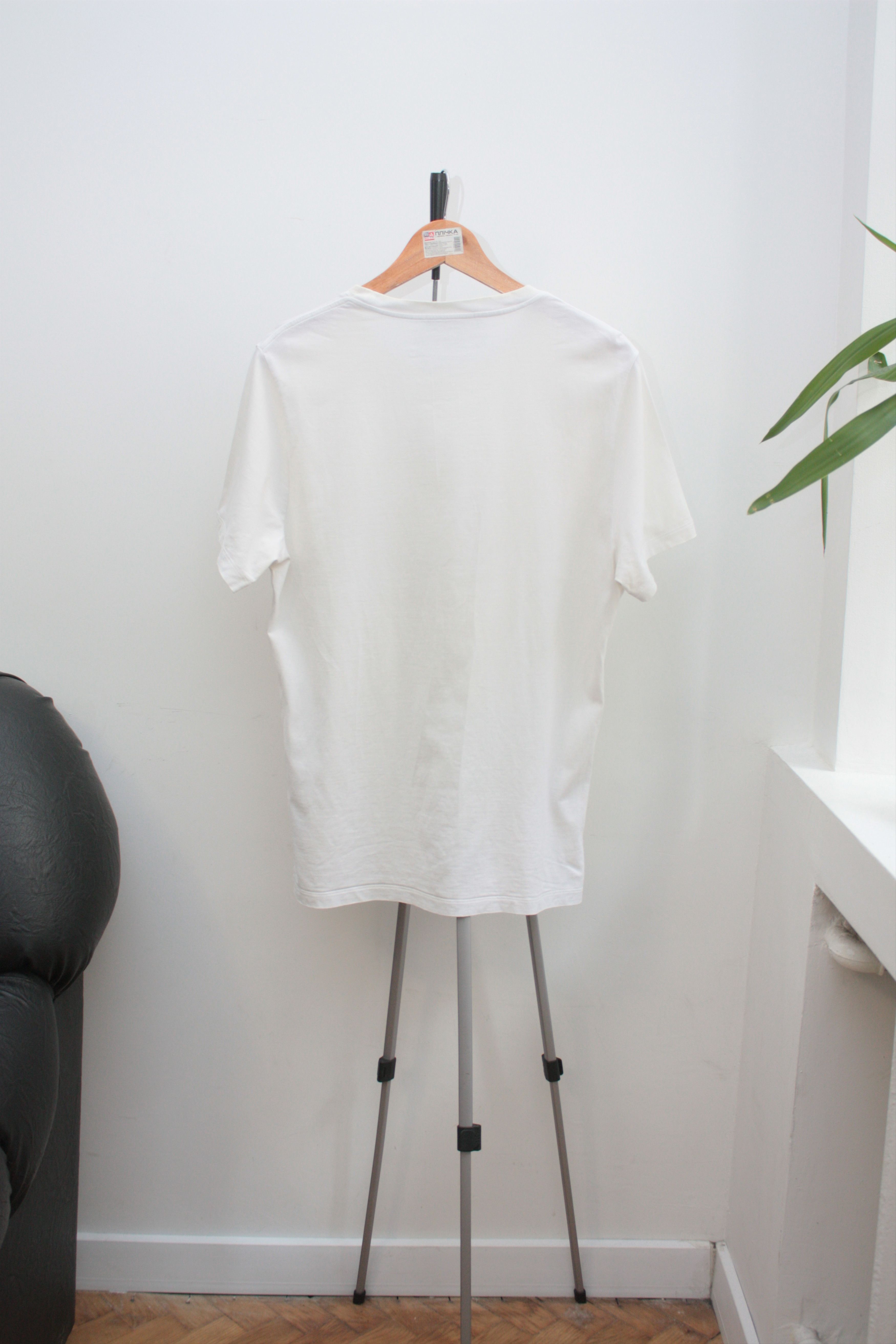 Roberto Cavalli Roberto Cavalli White T-Shirt Men's Large Slim Fit Size US L / EU 52-54 / 3 - 4 Thumbnail