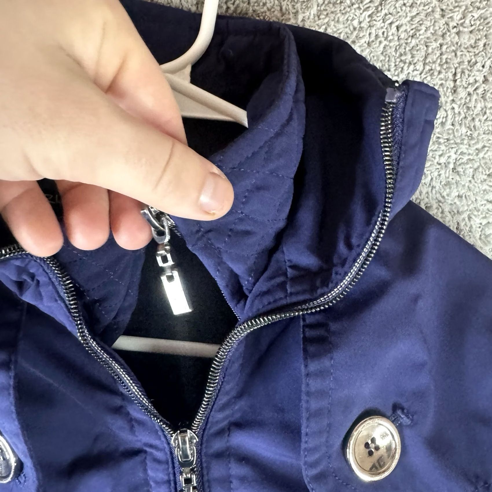 Vintage Kristen Blake Coat Women's PP Blue Short Full Zip Lined Winter Outdoors Size XXS / US 00 / IT 34 - 5 Thumbnail
