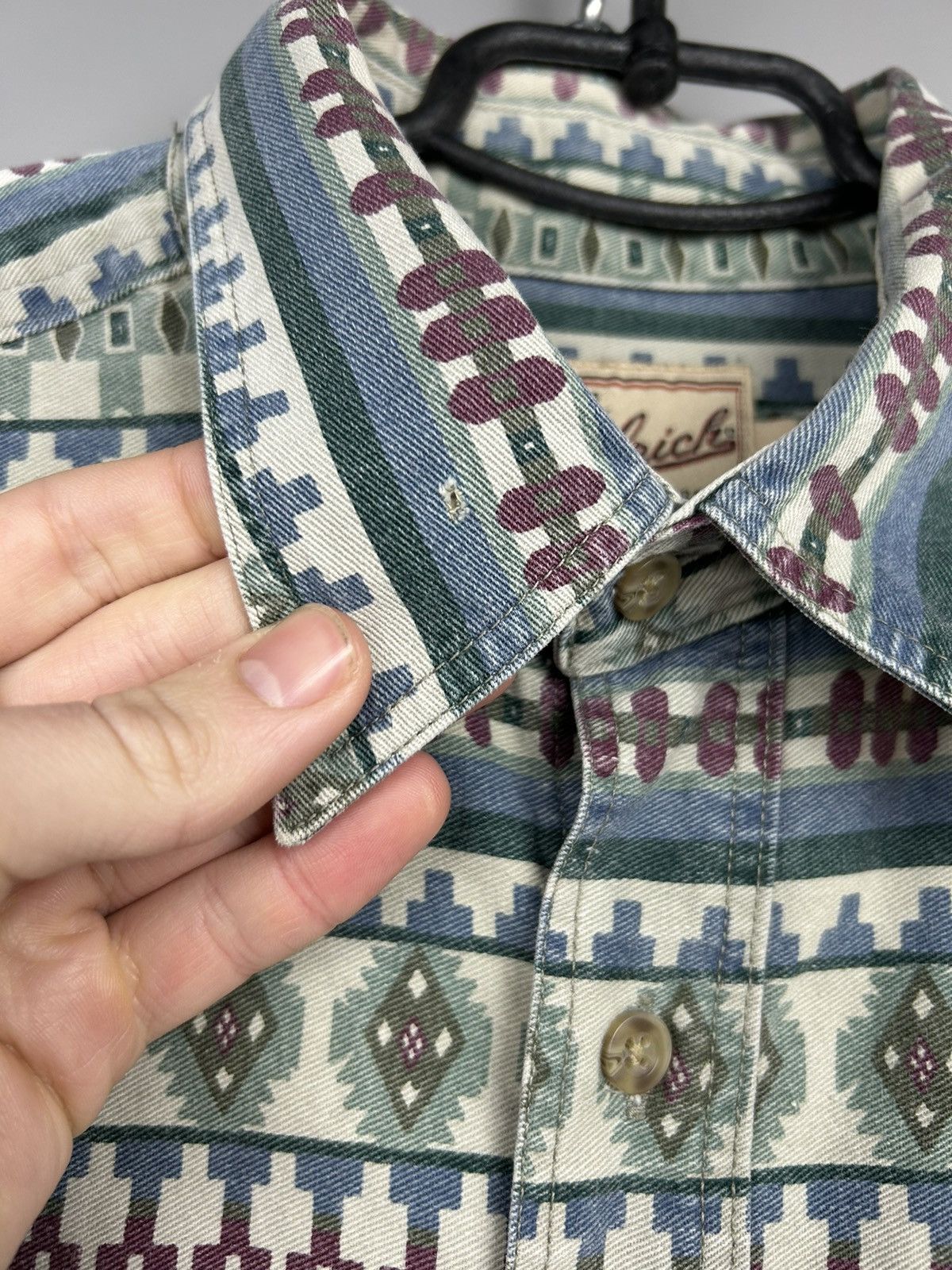 Vintage × Woolrich Woolen Mills Vintage Woolrich Made In Usa Button Ups Shirts Size US XL / EU 56 / 4 - 5 Thumbnail