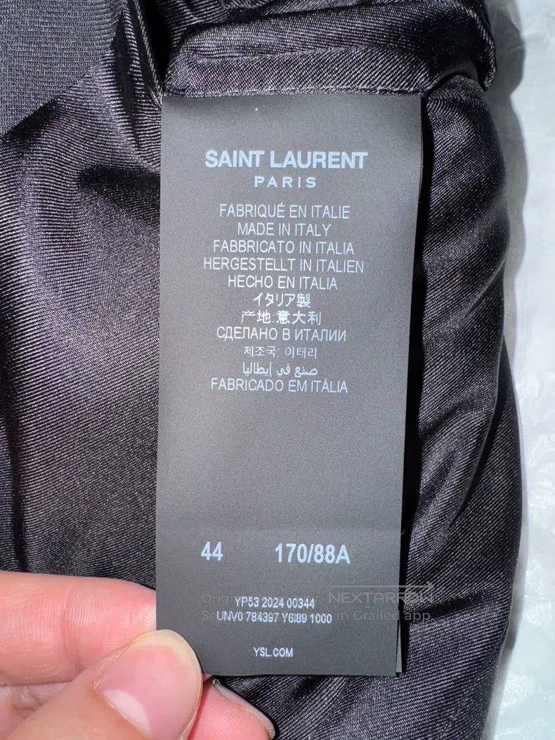 Saint Laurent Paris Saint Laurent Paris jacket Size US S / EU 44-46 / 1 - 3 Thumbnail