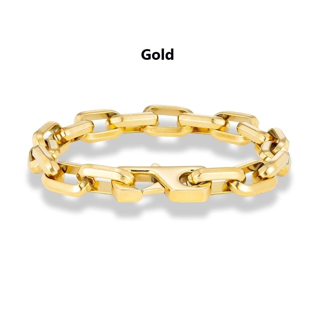 Other Chain Link Bracelet Stainless Steel Punk Gift For Him Size ONE SIZE - 13 Thumbnail