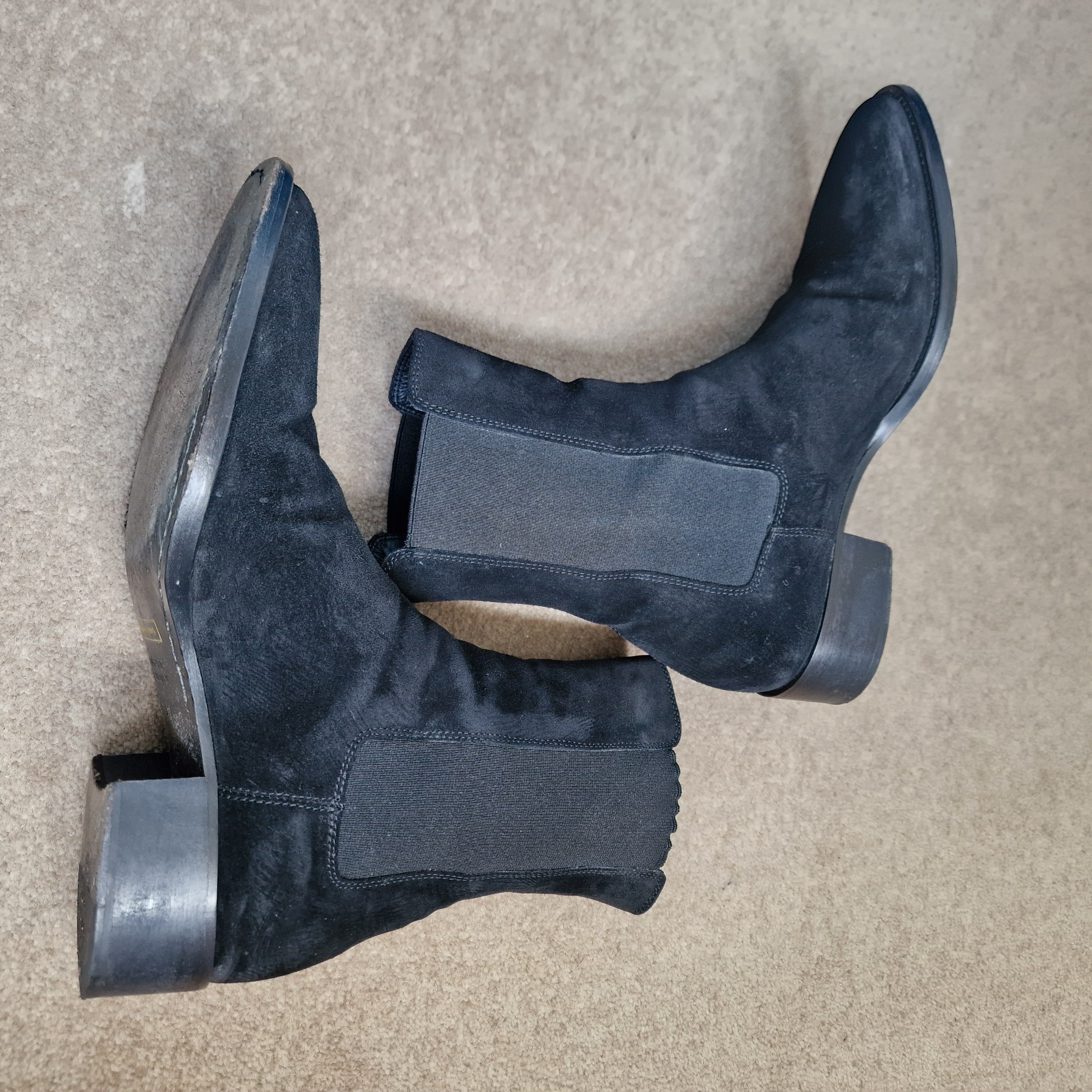 From The First AW18 Black Suede Chelsea 'Luca' Boots (41 EU) Size US 8 / EU 41 - 5 Thumbnail