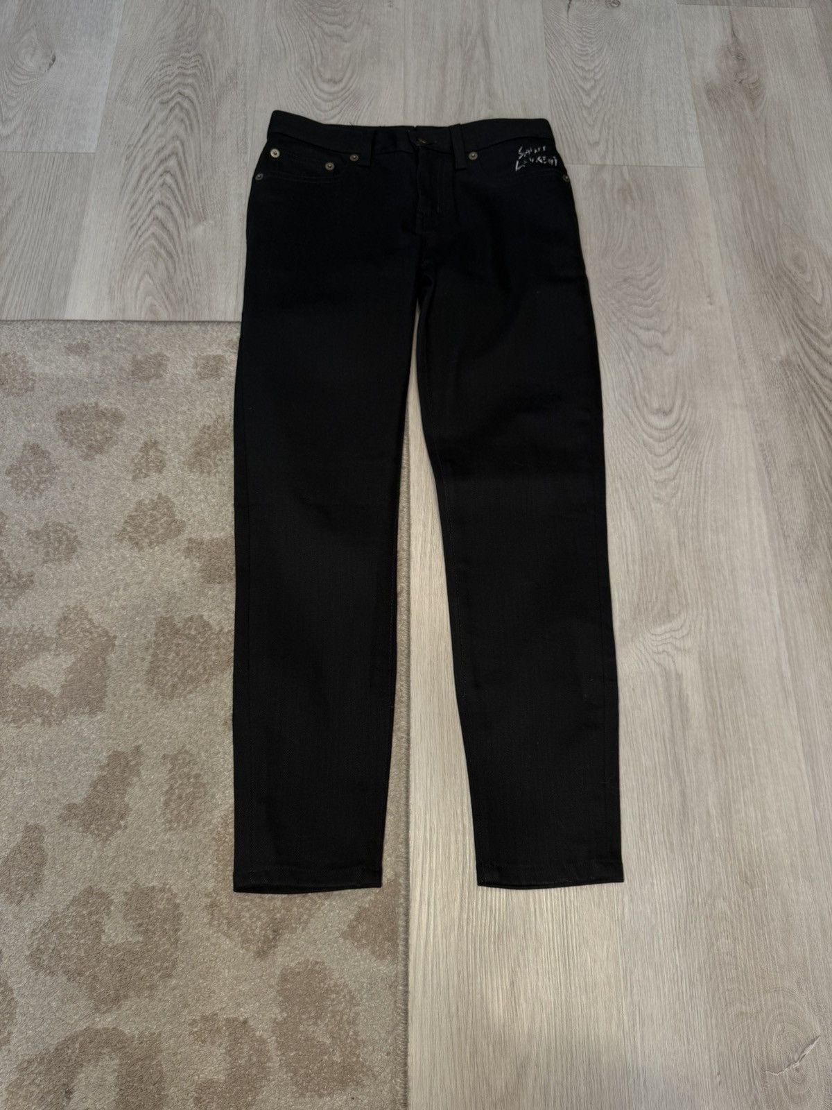 Saint Laurent Paris s/s 2013 zipper pocket d01 denim!! | Grailed