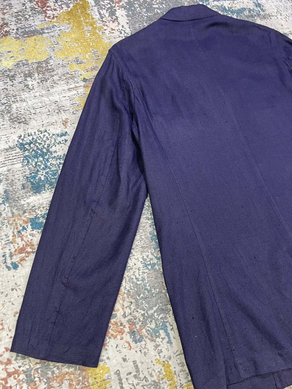Y's for Men Yohji Yamamoto A/W 2016 Y’s For Men Indigo Hemp Jacket Size US M / EU 48-50 / 2 - 6 Thumbnail