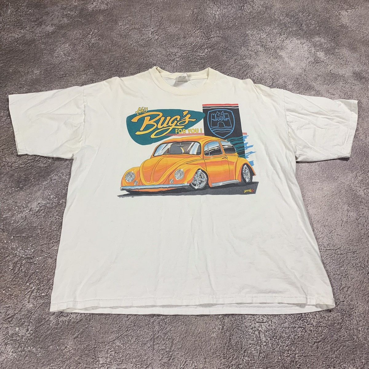 Vintage Vintage 90s Y2K Graphic Tee Hot Rod Car Print Streetwear XL Size US XL / EU 56 / 4 - 2 Thumbnail