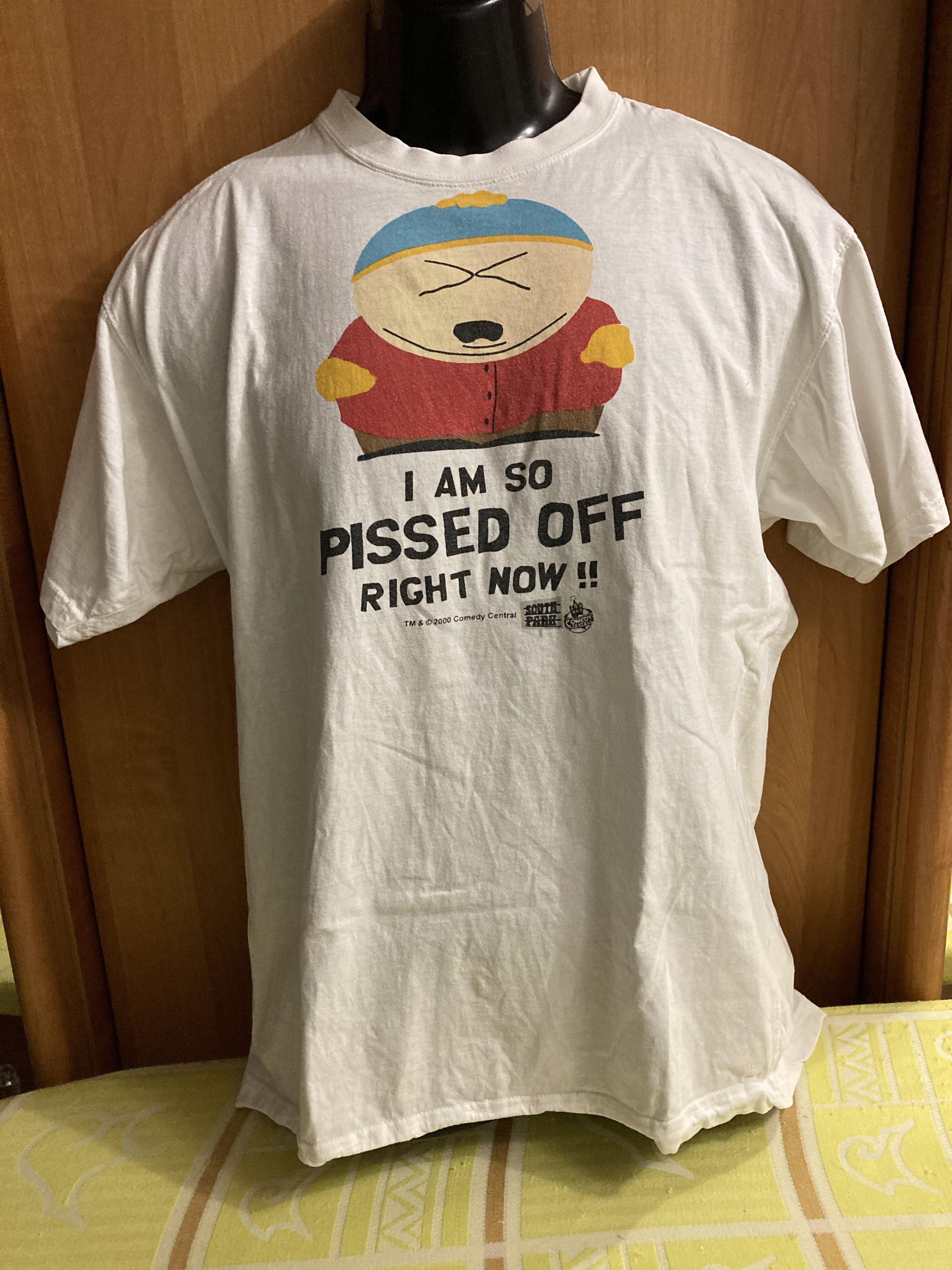 Vintage Vintage 2000 South Park Comedy Central Cartman T-Shirt Size US M / EU 48-50 / 2 - 8 Thumbnail