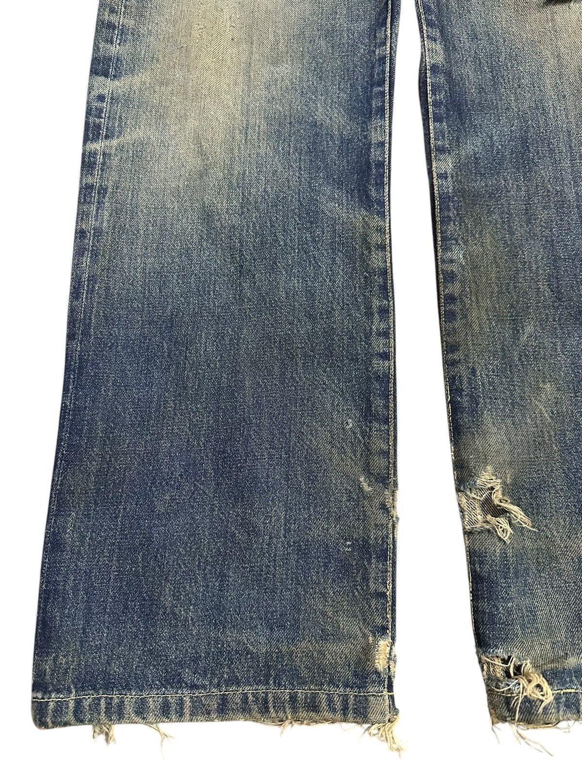 Japanese Brand Vintage Japan Post O’All Selvedge Mud Wash Style Jeans Size US 30 / EU 46 - 7 Thumbnail