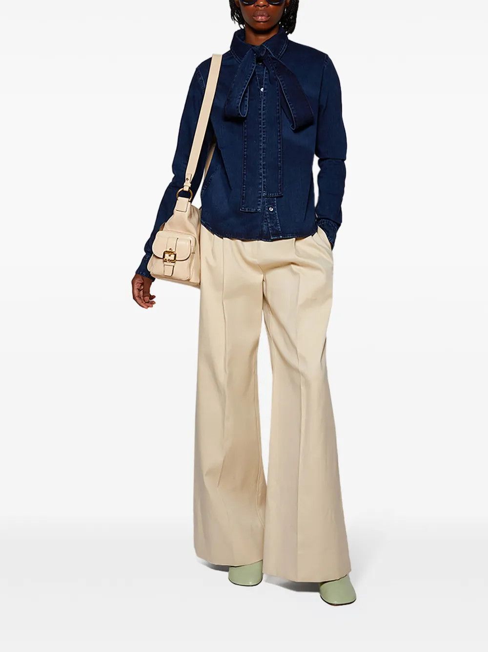 Chloe o1loc1c10126 Size: OS / Medium Double Carry Bag Sweet Beige Size ONE SIZE - 3 Thumbnail