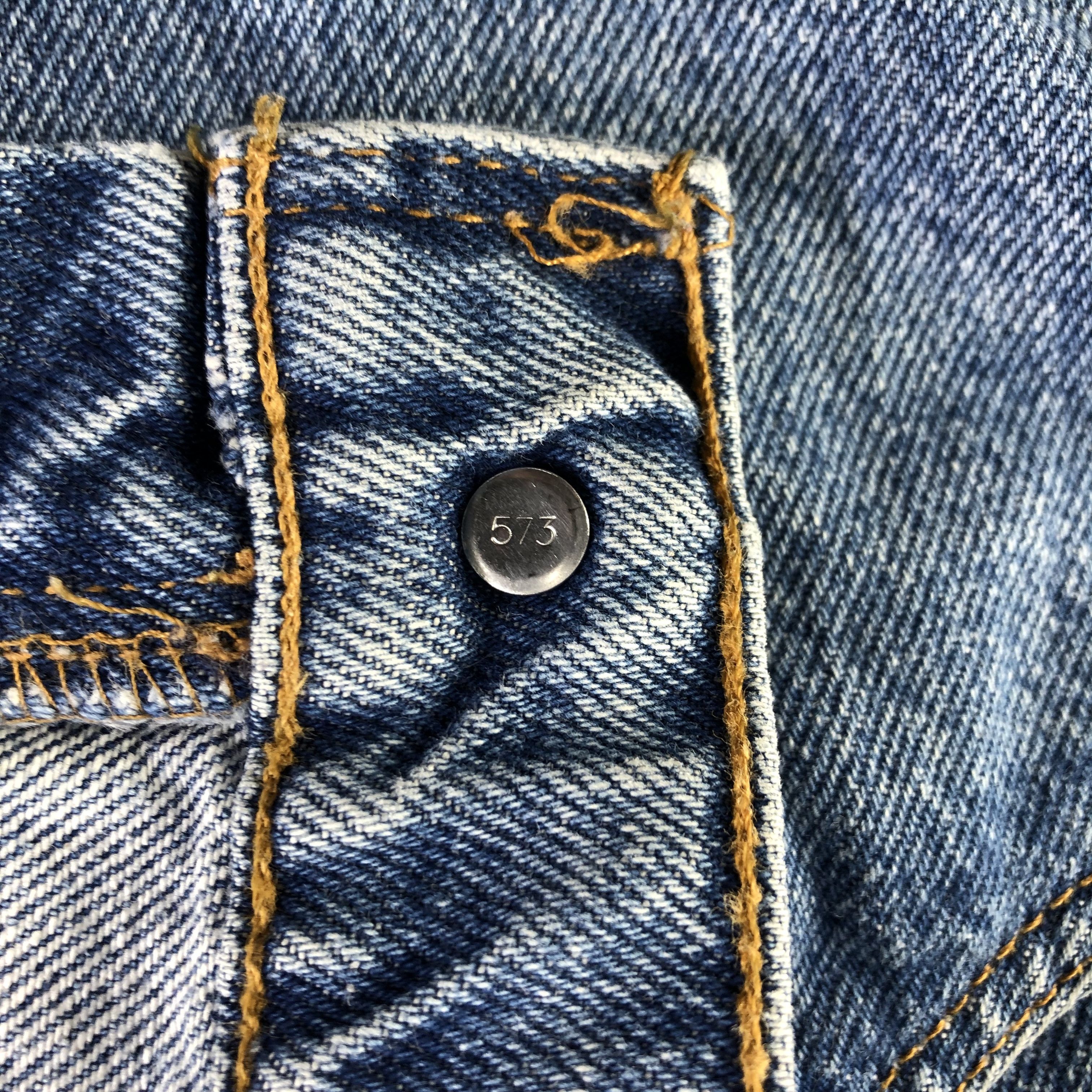 Levi's Vintage Blue Wash Levis Jeans-J4480 Size US 34 / EU 50 - 9 Thumbnail
