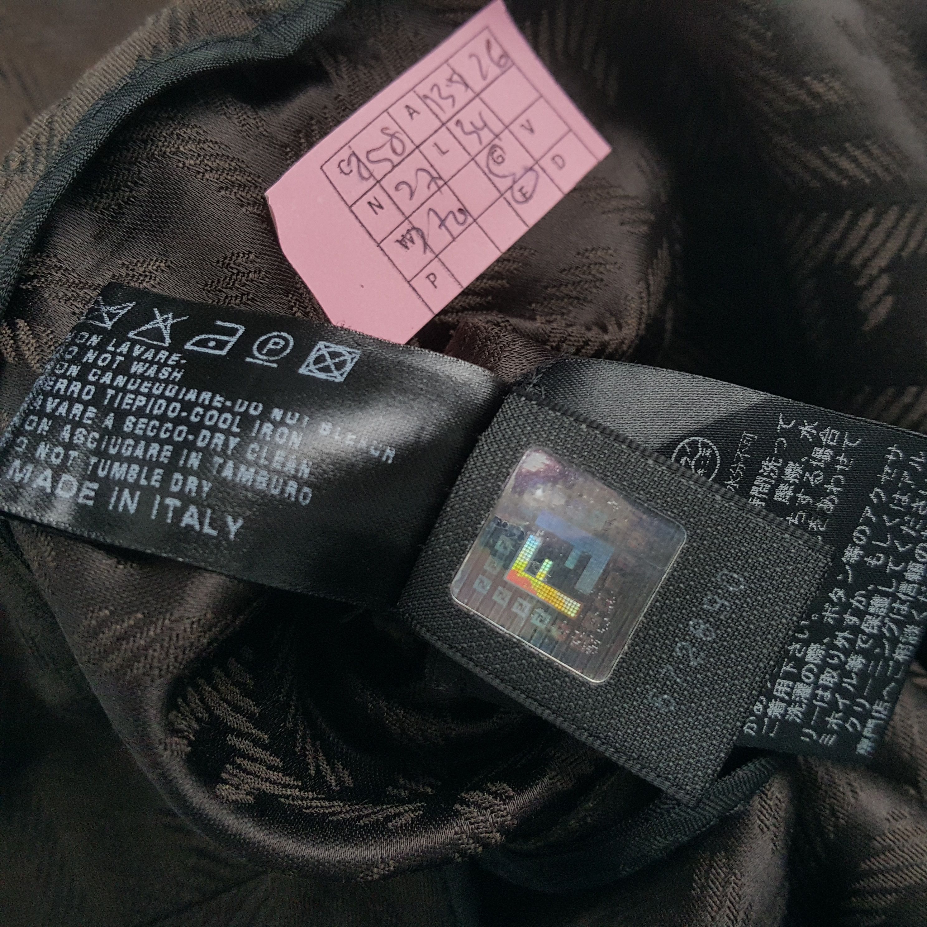 Fendi × Vintage FENDI Designer Luxury Brand Fashion Style Monogram Pants Size 27" / US 4 / IT 40 - 13 Thumbnail