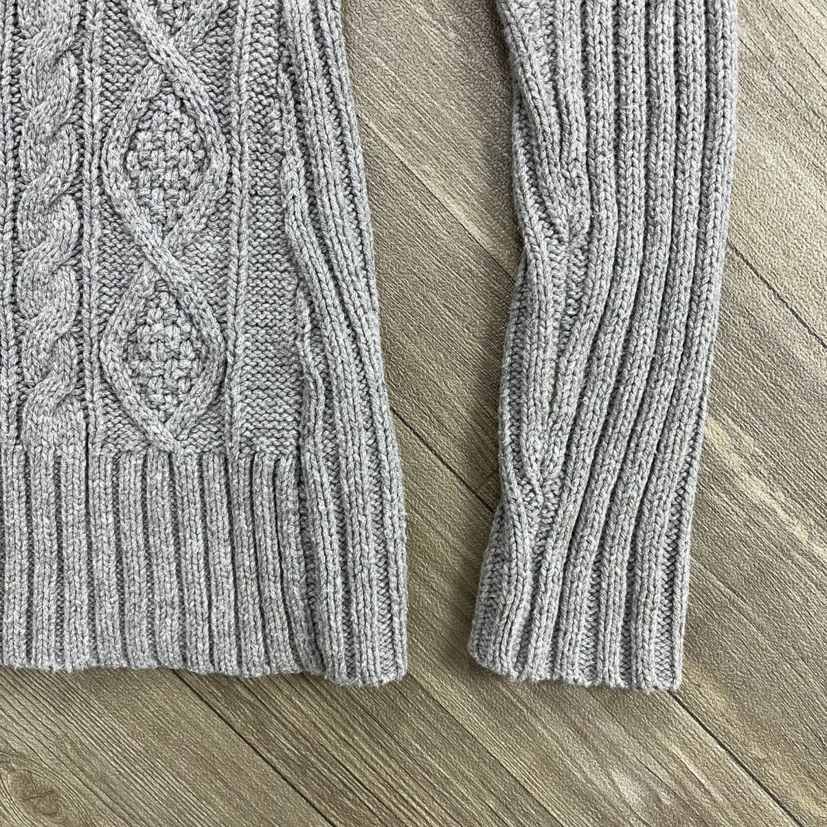 Ralph Lauren Vintage Ralph Lauren Shawl Collar Cable Knit Cardigans Size US XXS / EU 40 - 6 Thumbnail
