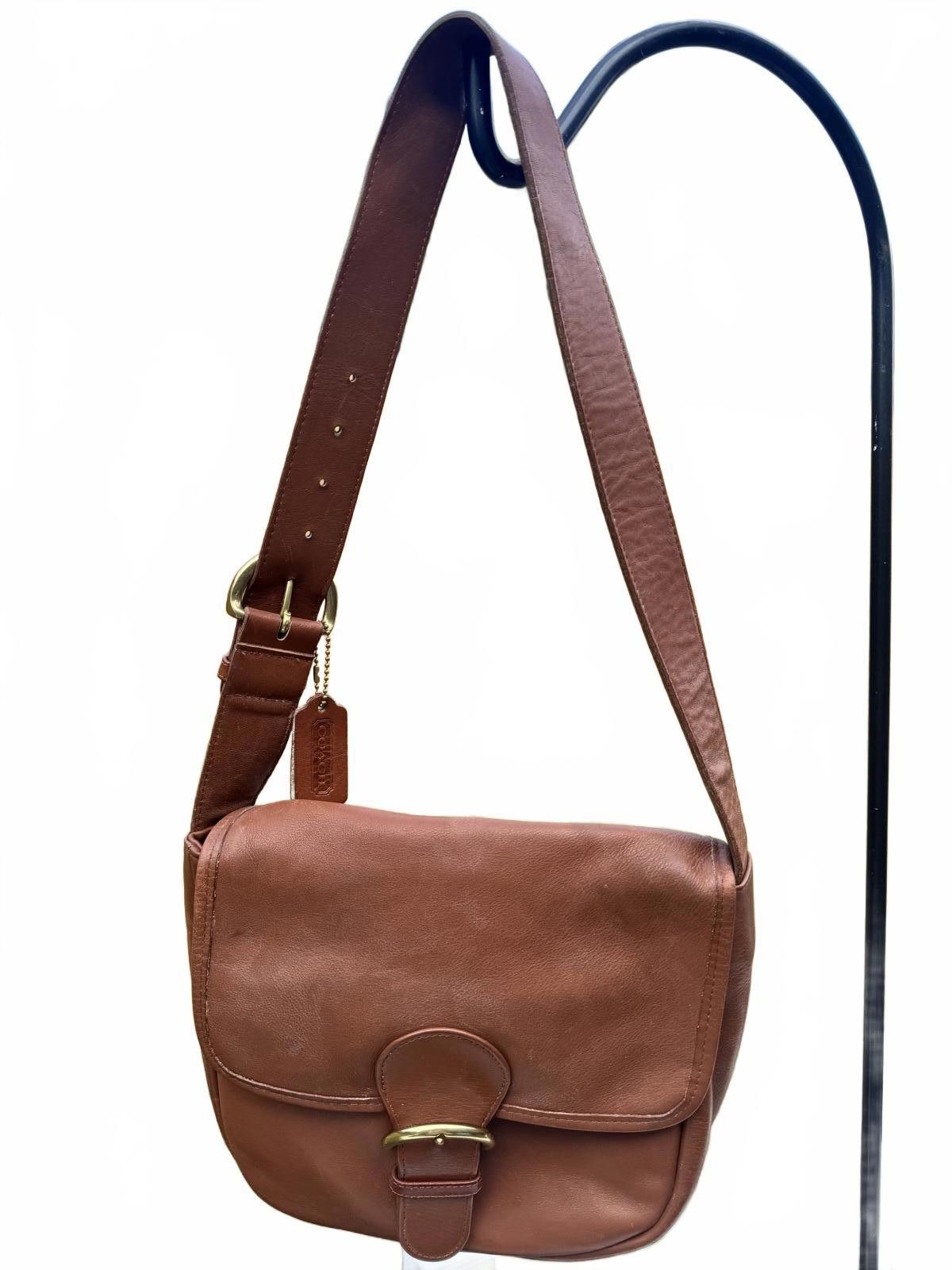 Coach Vintage 90's Coach Brown Leather Women's Shoulder Bag Size ONE SIZE - 1 Thumbnail
