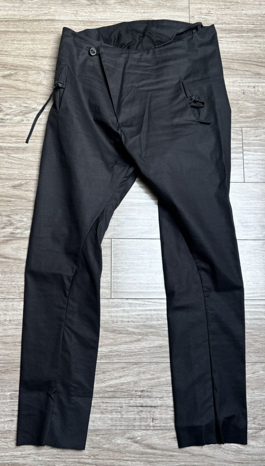 Boris Bidjan Saberi Boris Bidjan Saberi Pants Black Size L Size US 40 / EU 56 - 2 Thumbnail