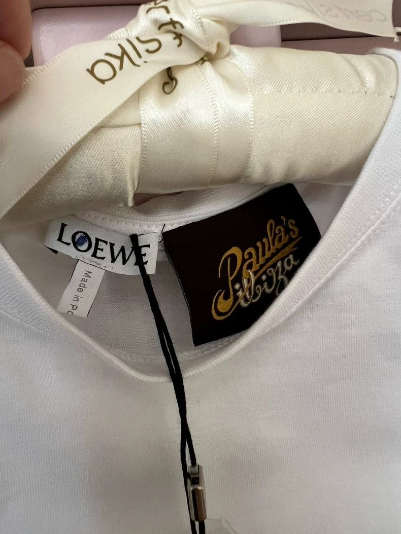 Loewe loewe White short sleeves 2505-Nextarrow Size US XS / EU 42 / 0 - 8 Thumbnail