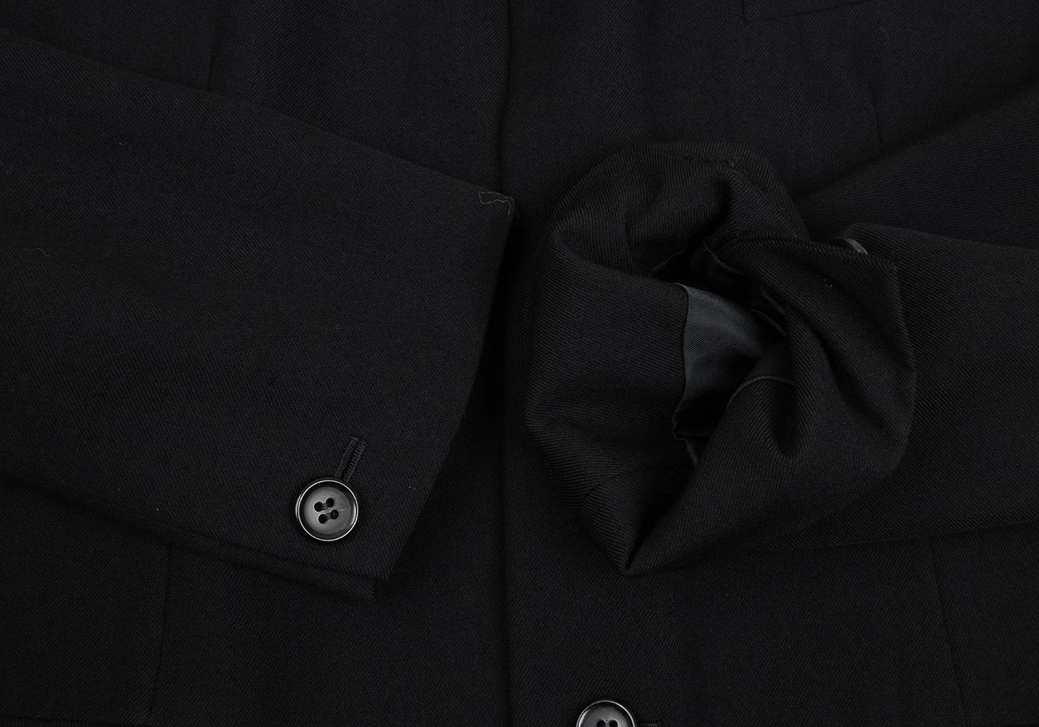 Comme des Garcons Homme Plus Lapel Design Jacket in Black Size S Size US S / EU 44-46 / 1 - 9 Thumbnail