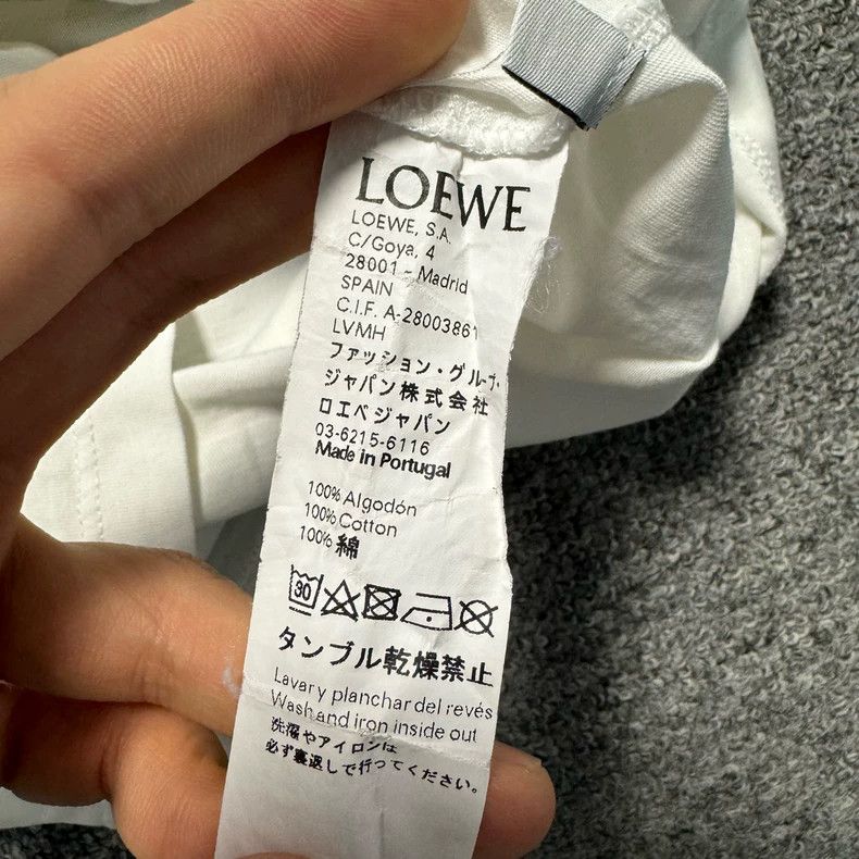 Loewe LOEWE White floral short sleeves Size S / US 4 / IT 40 - 4 Thumbnail