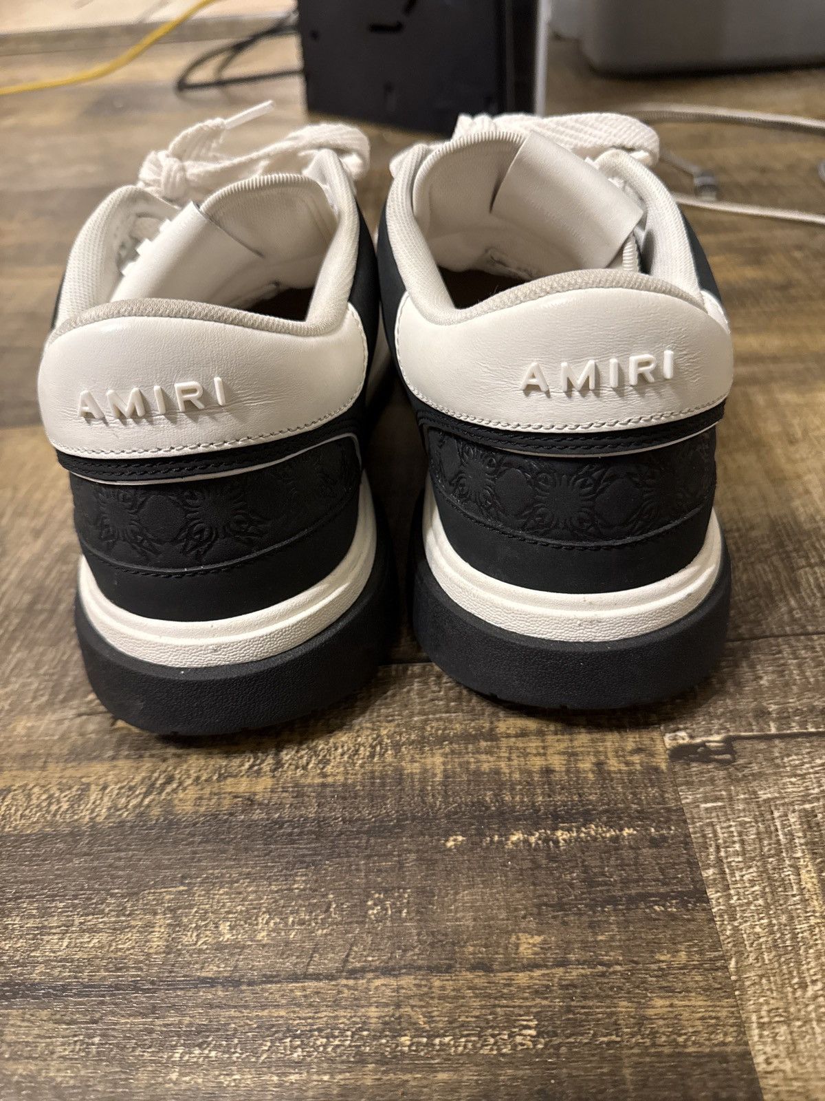 Amiri Amiri classic low ‘ma quad debossed-black Size US 12 / EU 45 - 4 Thumbnail