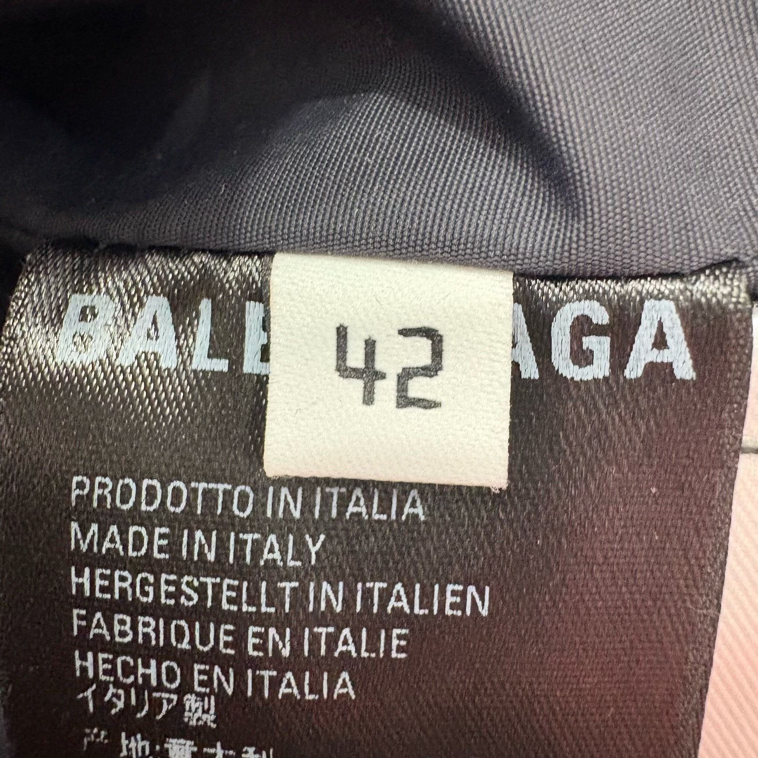 Balenciaga Balenciaga Logo-patterned jacket with stand-up collar, zip Size US XS / EU 42 / 0 - 7 Thumbnail