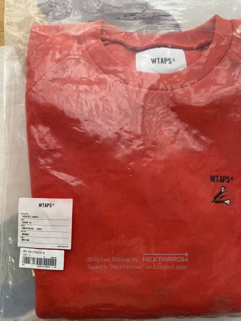 Wtaps Wtaps Orange Bone Hoodie Size US M / EU 48-50 / 2 - 6 Thumbnail