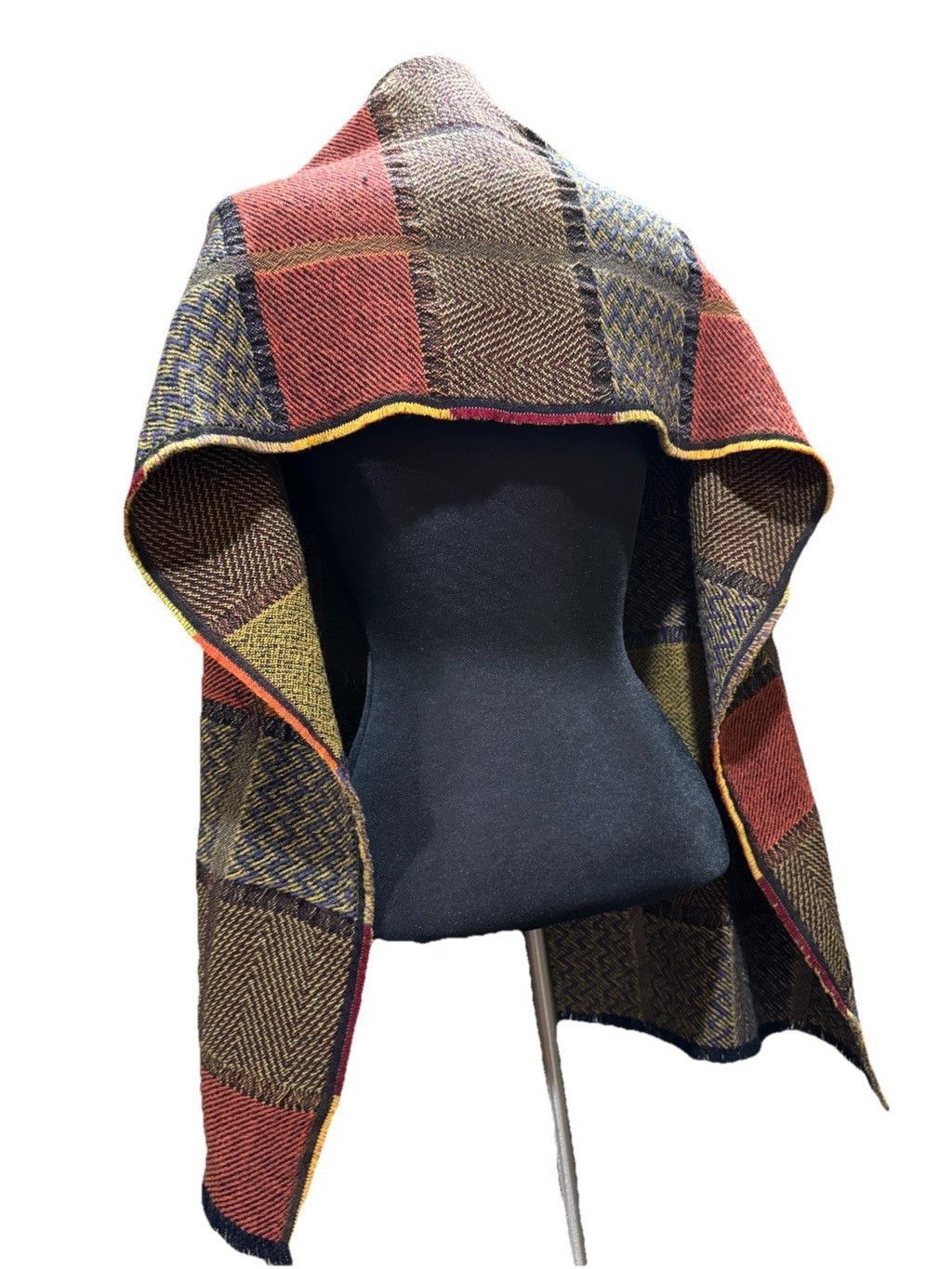 Etro Etro Milano Lama Wool Chevron Print Scarf /Shawl MRSP $1090 Size ONE SIZE - 4 Thumbnail