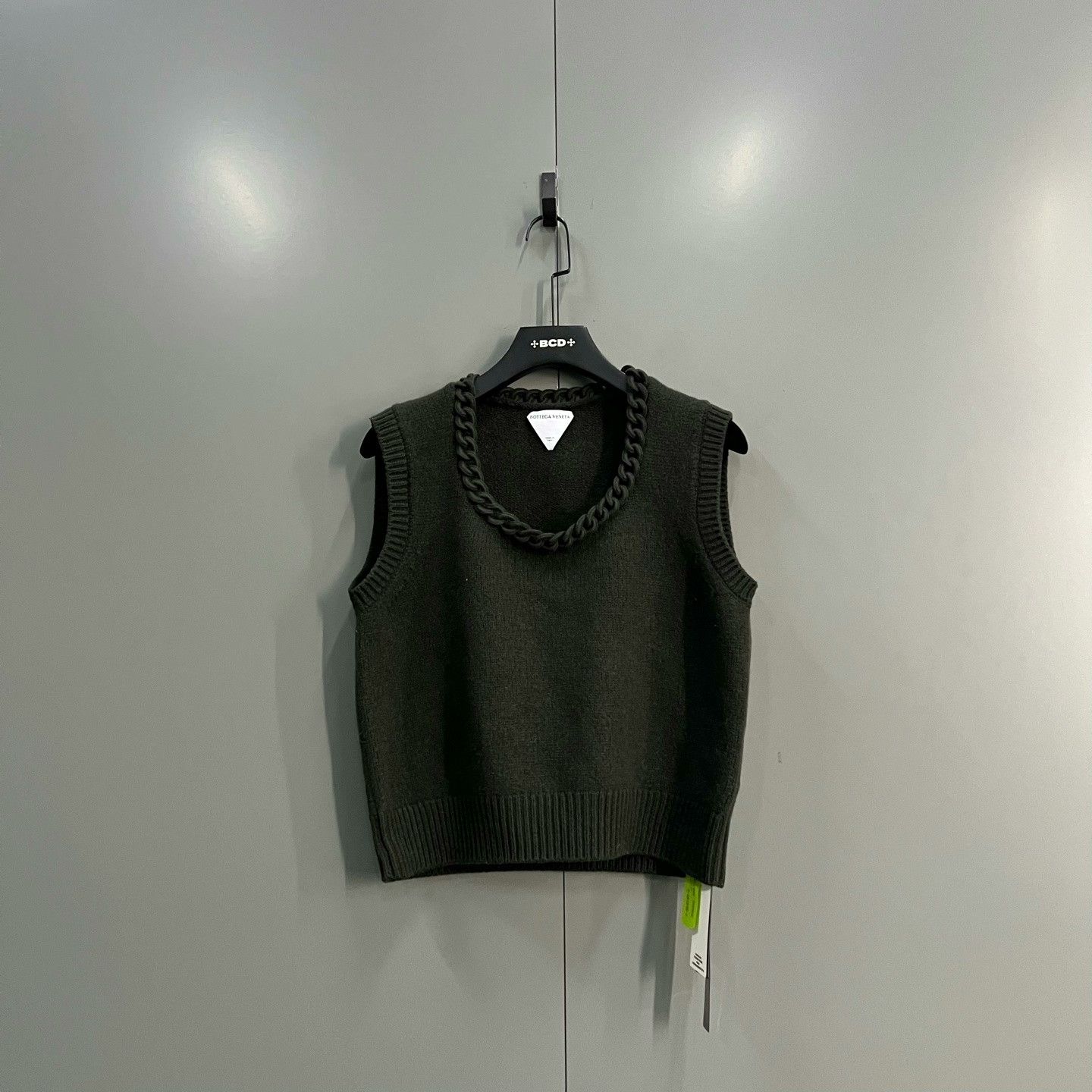 Bottega Veneta Bottega Veneta Olive Green Woven Vest Size US L / EU 52-54 / 3 - 1 Preview