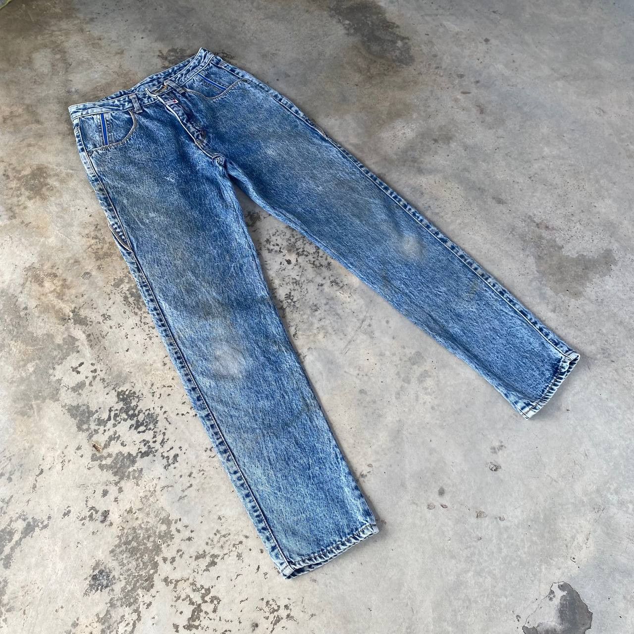 Vintage Vintage 80s/90s Edwin Acid Wash Dirty Tapered Retro Grunge Size US 28 / EU 44 - 3 Thumbnail