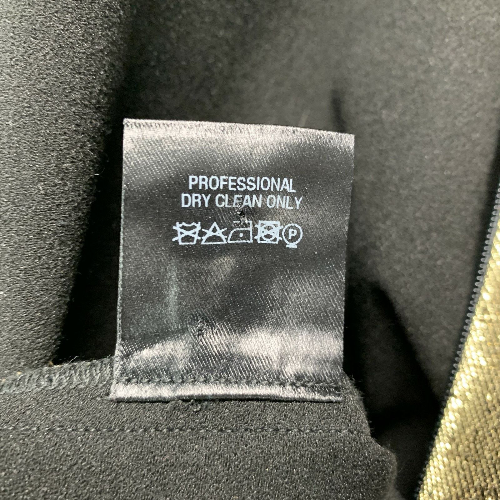 Area AREA Size S Gold Cotton Blend Metallic Mini Dress Size S / US 4 / IT 40 - 7 Thumbnail