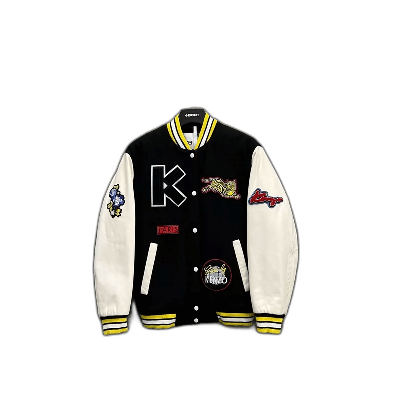 Kenzo Embroidered Baseball Jacket Size XS