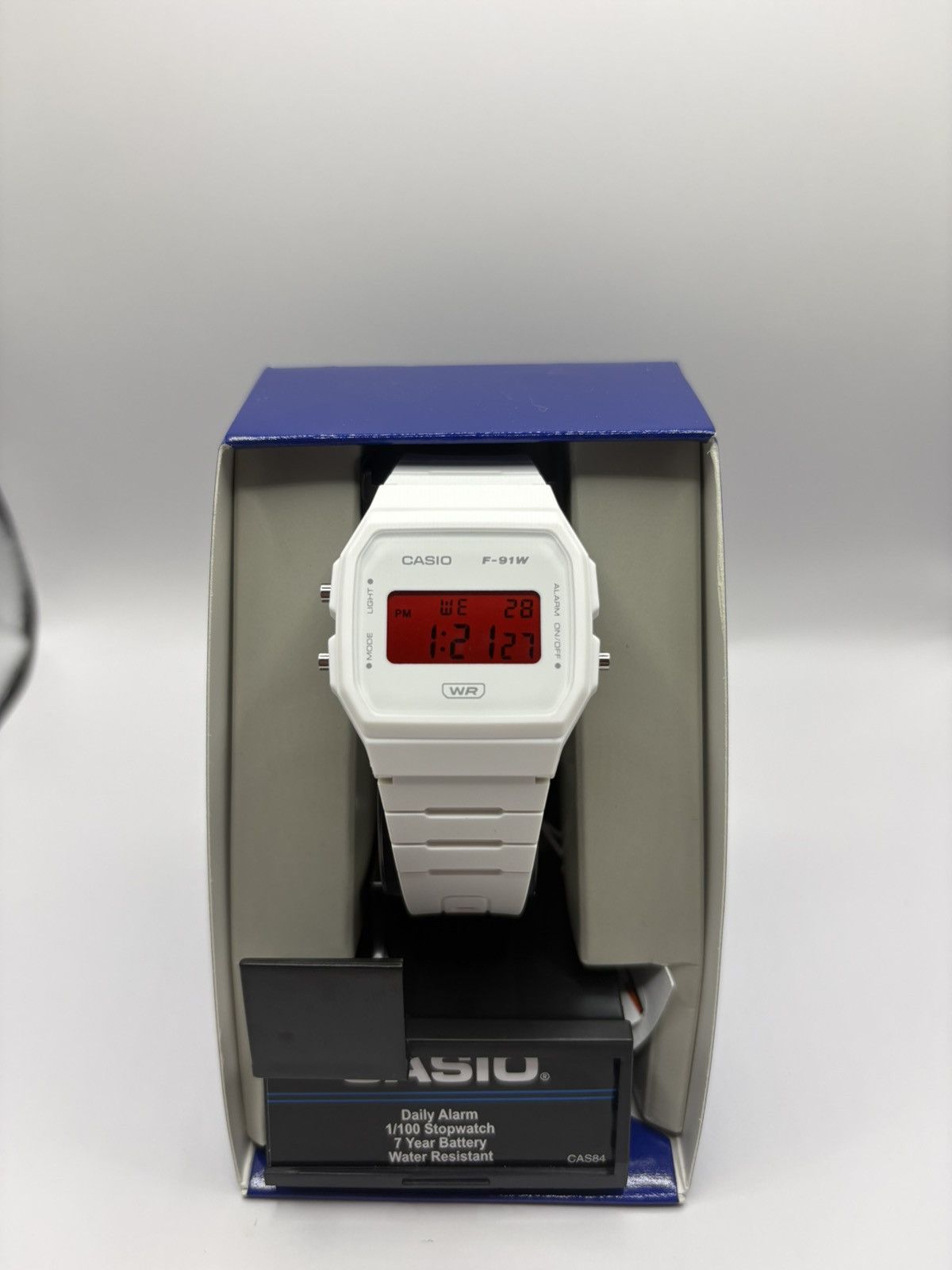 Casio Custom Casio F91w Red Face Size ONE SIZE - 1 Thumbnail