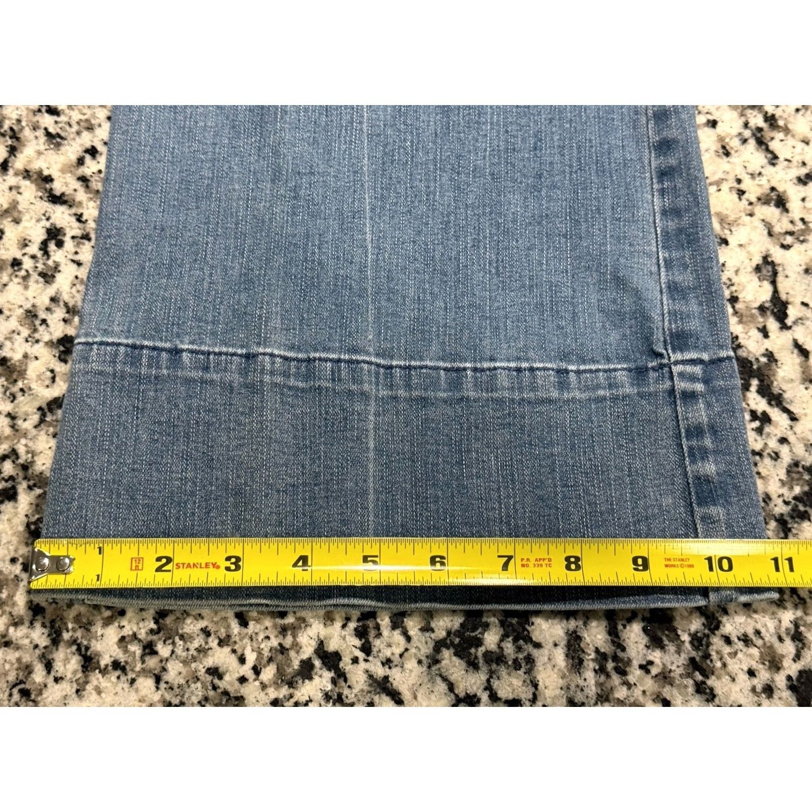 Michael Kors Michael Kors Flare Leg Sailor Cropped Jeans Womens Size 8 32x25 Blue NWT 35 Size 24" / US 00 / IT 34 - 2 Thumbnail