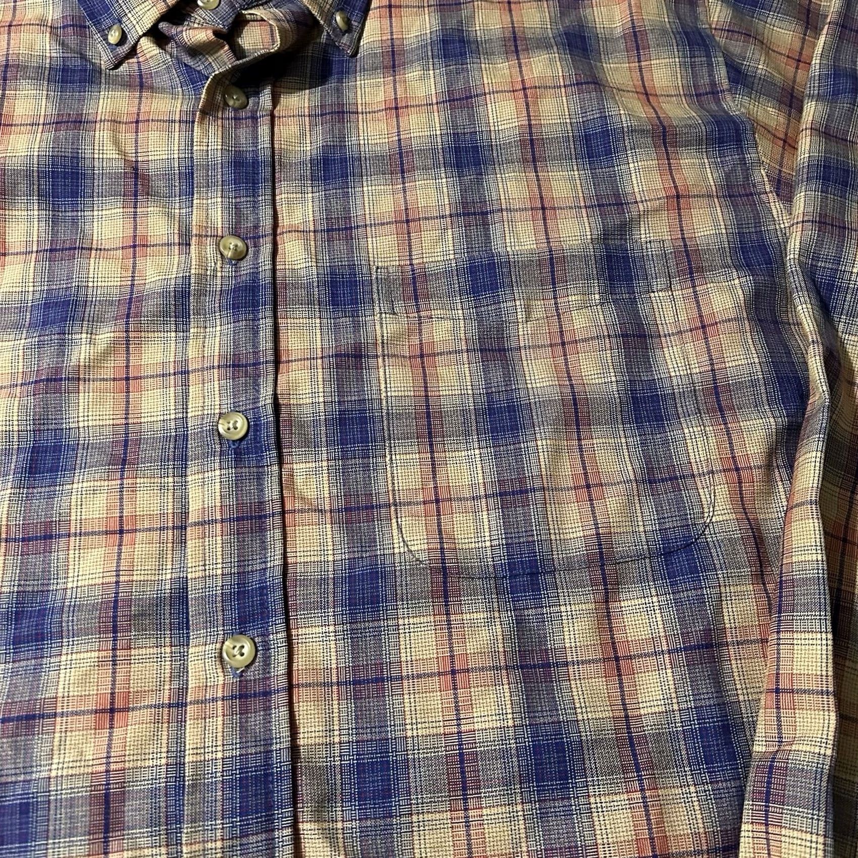 Pendleton Pendleton Sir Pendleton Wool Plaid Button-Up Shirt L Long Multicolor Mens Size US L / EU 52-54 / 3 - 2 Thumbnail