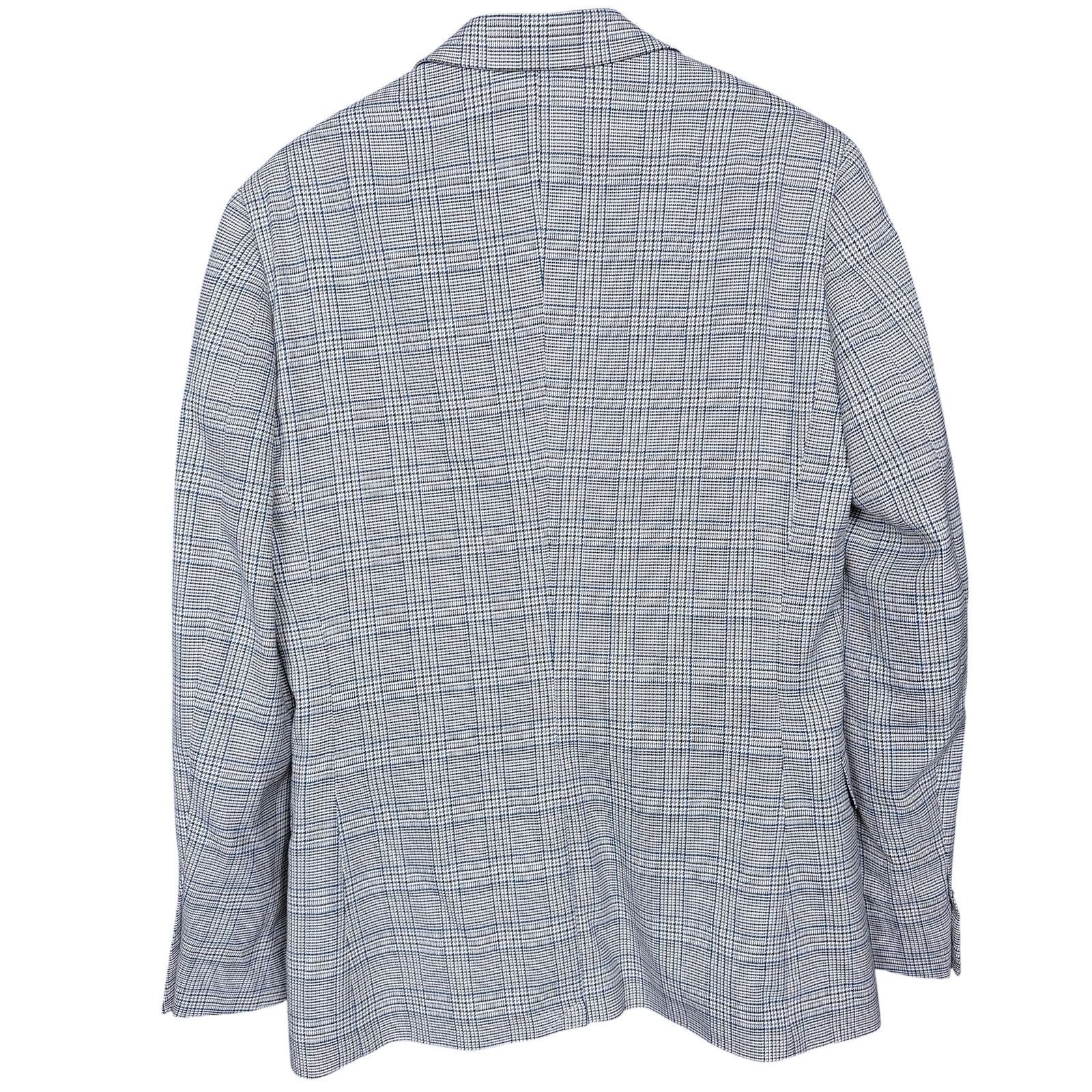 Topman Topman Slim Fit Plaid Blazer 38R Gray Blue NWT Sport Coat Size 38R - 2 Thumbnail