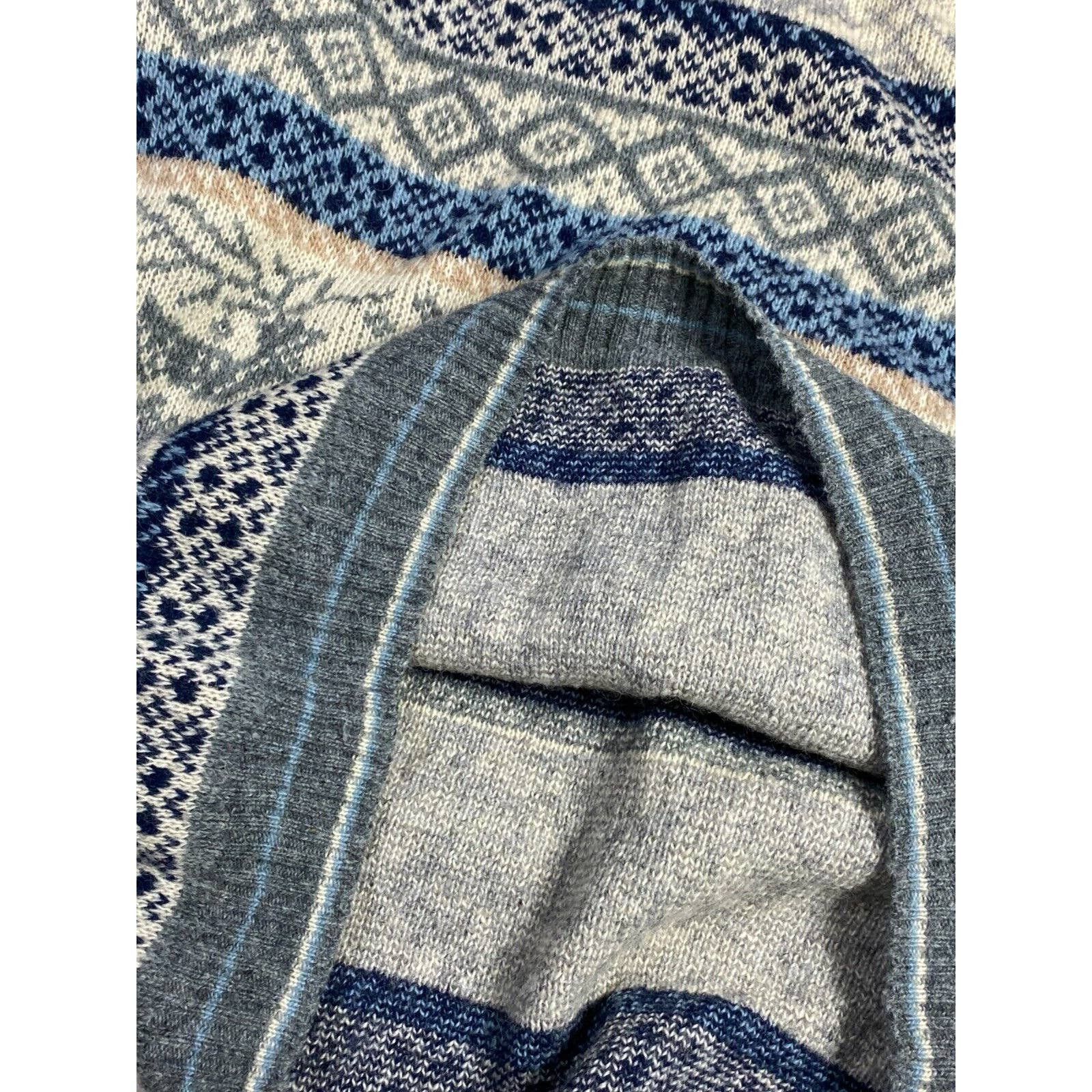 Vintage VINTAGE WOOL SWEATER RARE 90s NORWAY HAND SEWED M-XL COOGI C Size US L / EU 52-54 / 3 - 9 Thumbnail
