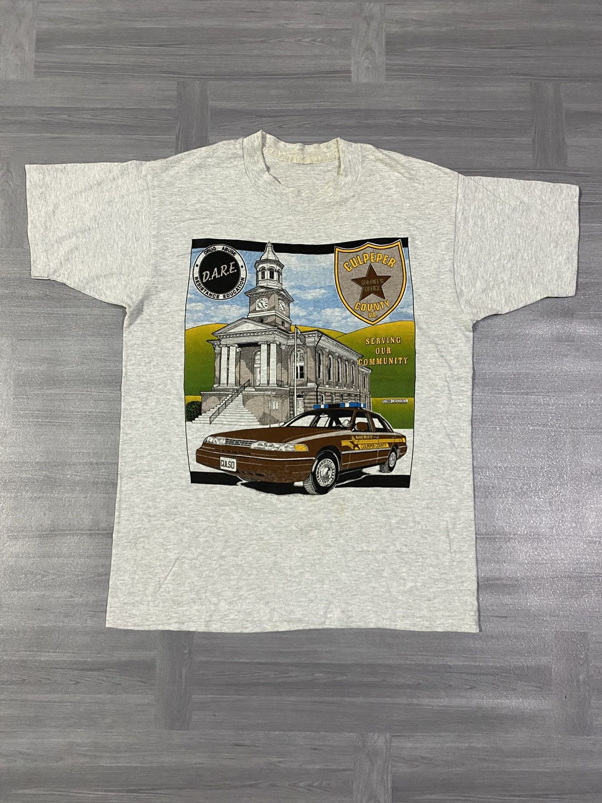 D.A.R.E Vintage D.A.R.E Sheriff Serving Our Cummunity Size US M / EU 48-50 / 2 - 1 Thumbnail