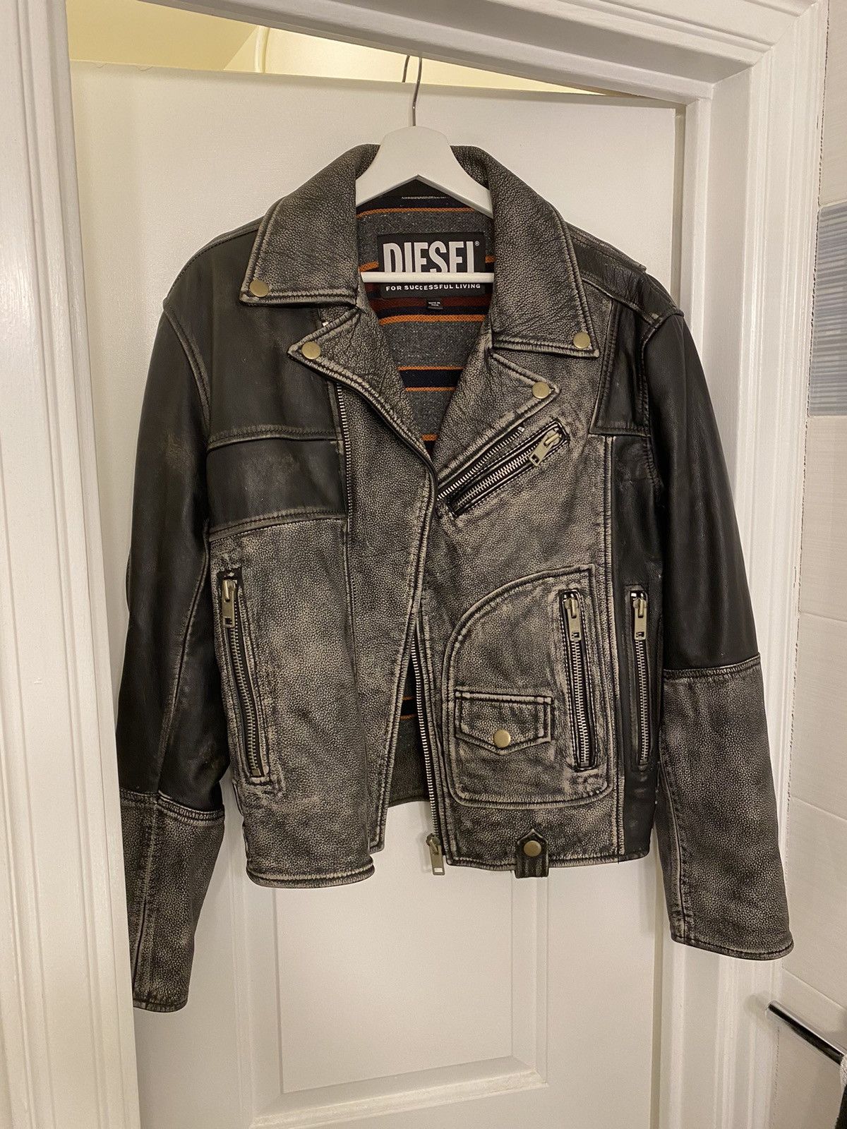 Diesel Diesel L-Conway leather jacket Size US S / EU 44-46 / 1 - 3 Thumbnail