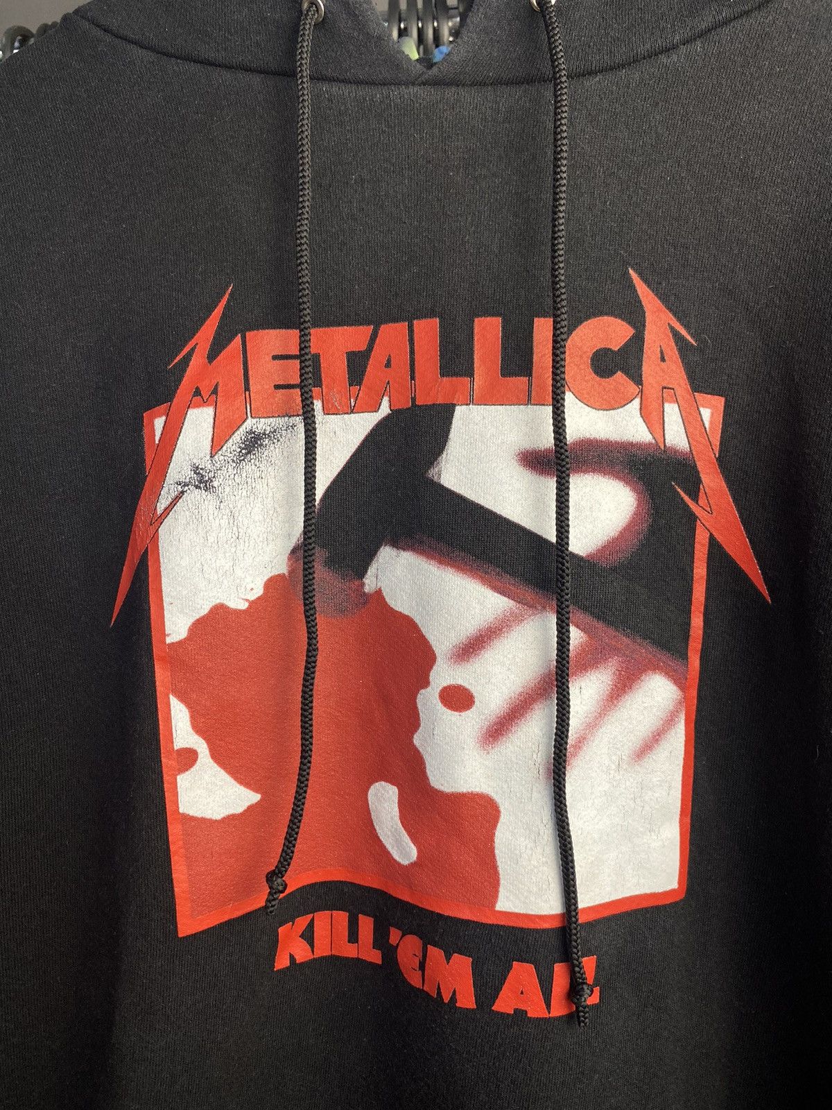 Band Tees Vintage Metallica Black Kill Em All Hoodie 90's Size US XL / EU 56 / 4 - 3 Thumbnail