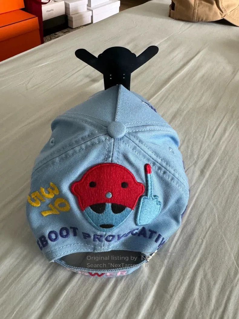 Walter Van Beirendonck Walter Van Beirendonck Blue Alien Cap . Size ONE SIZE - 2 Thumbnail