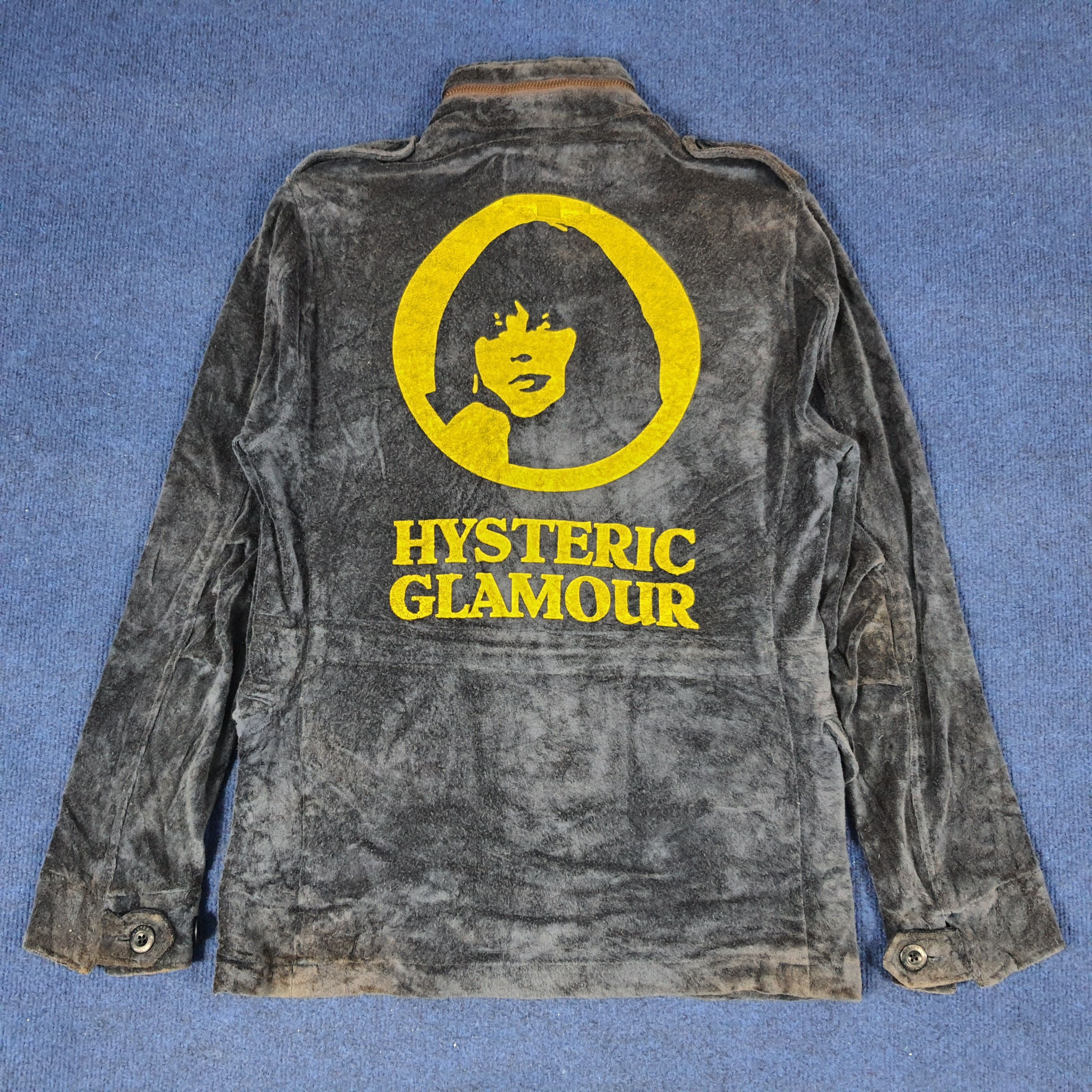 Hysteric Glamour × Japanese Brand × Vintage Vintage Hysteric Glamour Patches Custom Logo Fleece Jacket Size US S / EU 44-46 / 1 - 3 Thumbnail