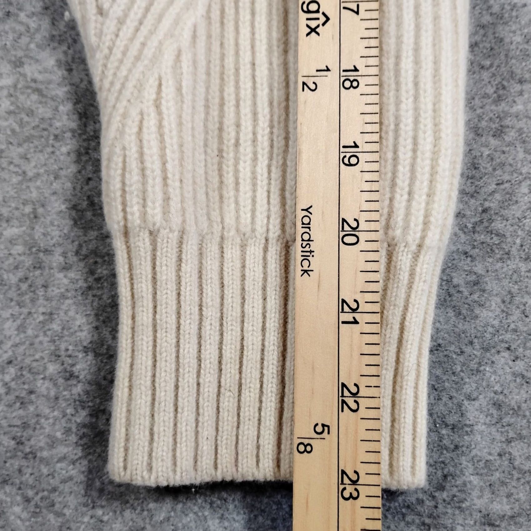 Veronica Beard Veronica Beard Ivory Fair Isle Cable Knit Cropped Sweater L Size L / US 10 / IT 46 - 6 Thumbnail