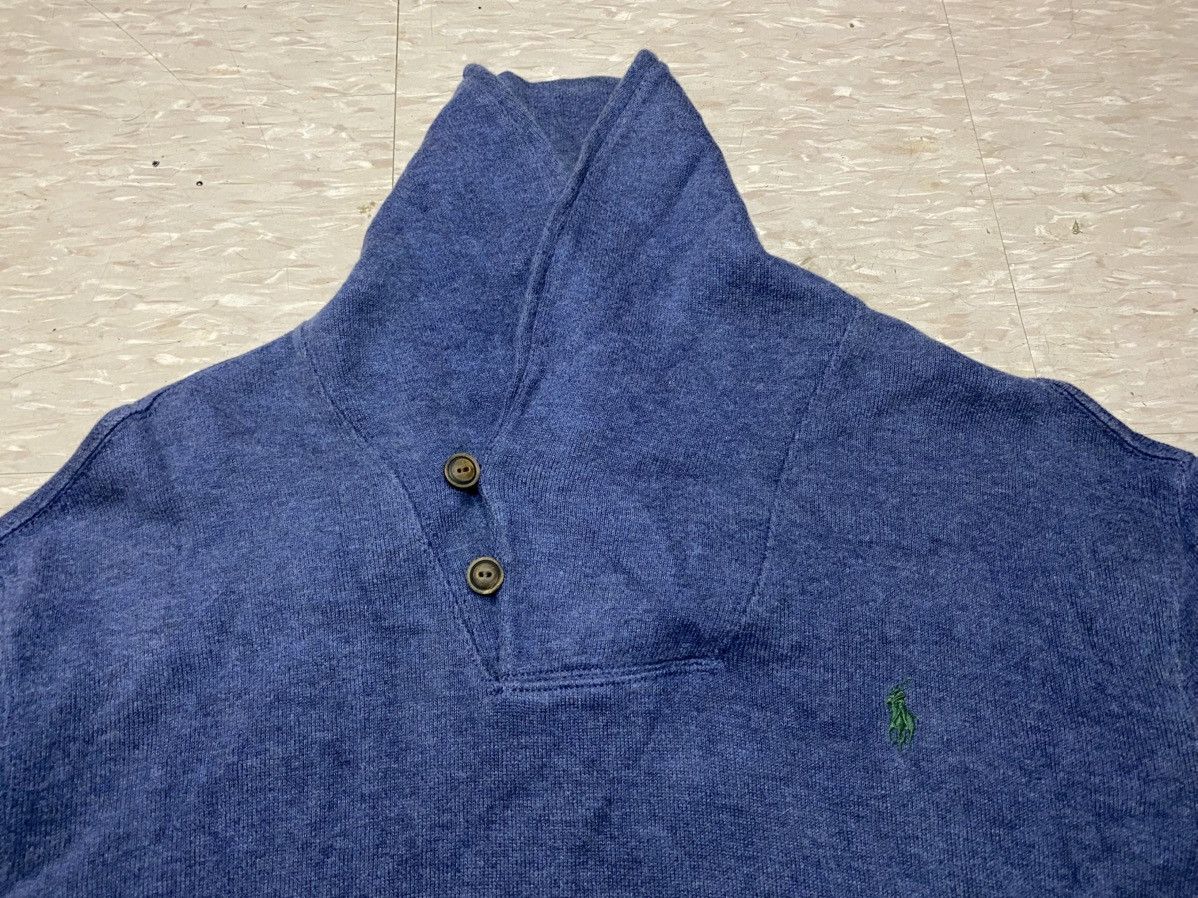 Polo Ralph Lauren × Ralph Lauren × Vintage Vintage polo ralph lauren sweater with leather elbow patches Size US L / EU 52-54 / 3 - 9 Thumbnail