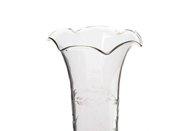 Designer Sterling Silver Sheffield Glass Vase Size ONE SIZE - 3 Thumbnail