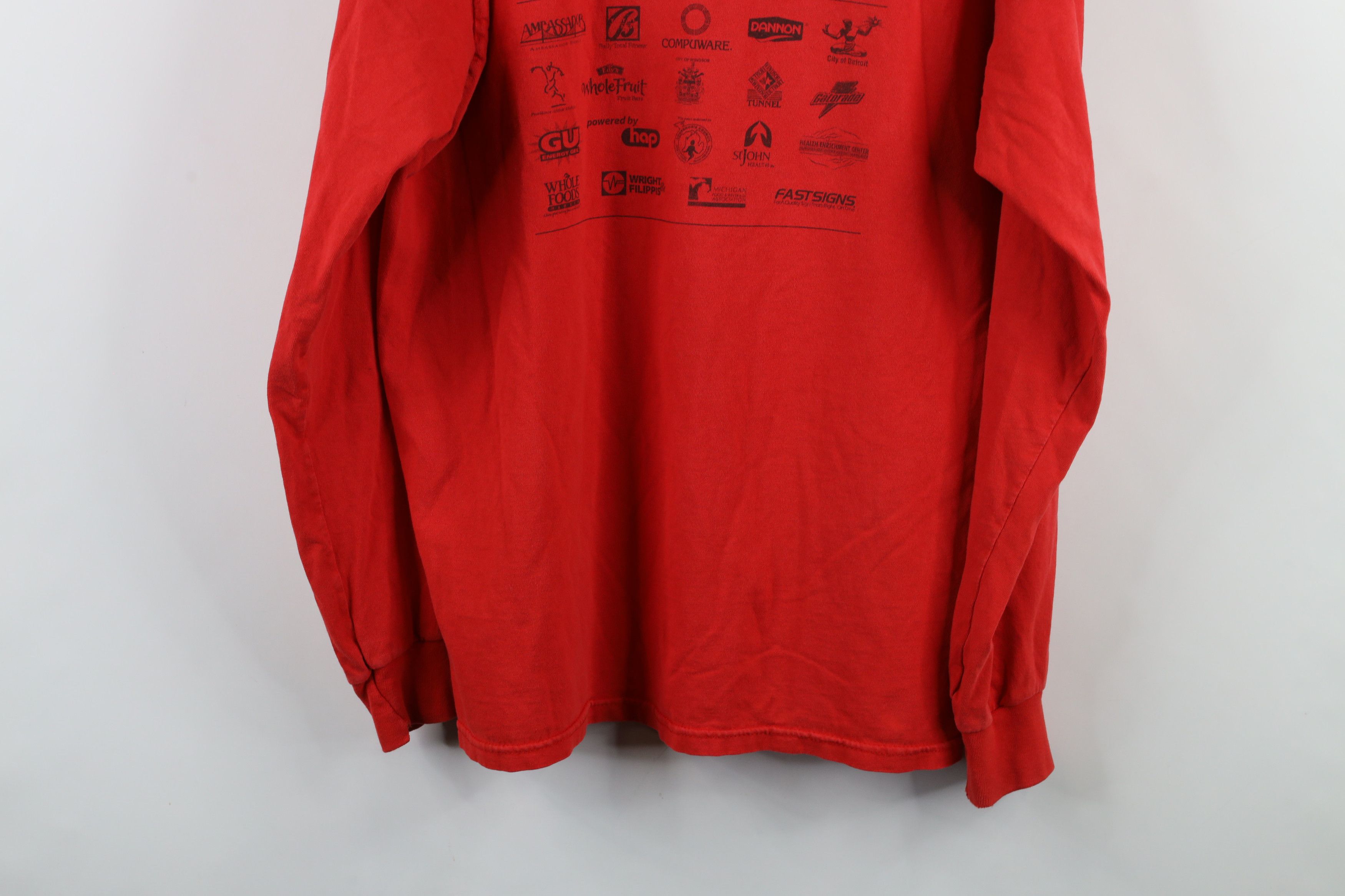 Vintage Vintage Y2K 2005 Press Half Marathon Long Sleeve T-Shirt Size US L / EU 52-54 / 3 - 13 Thumbnail