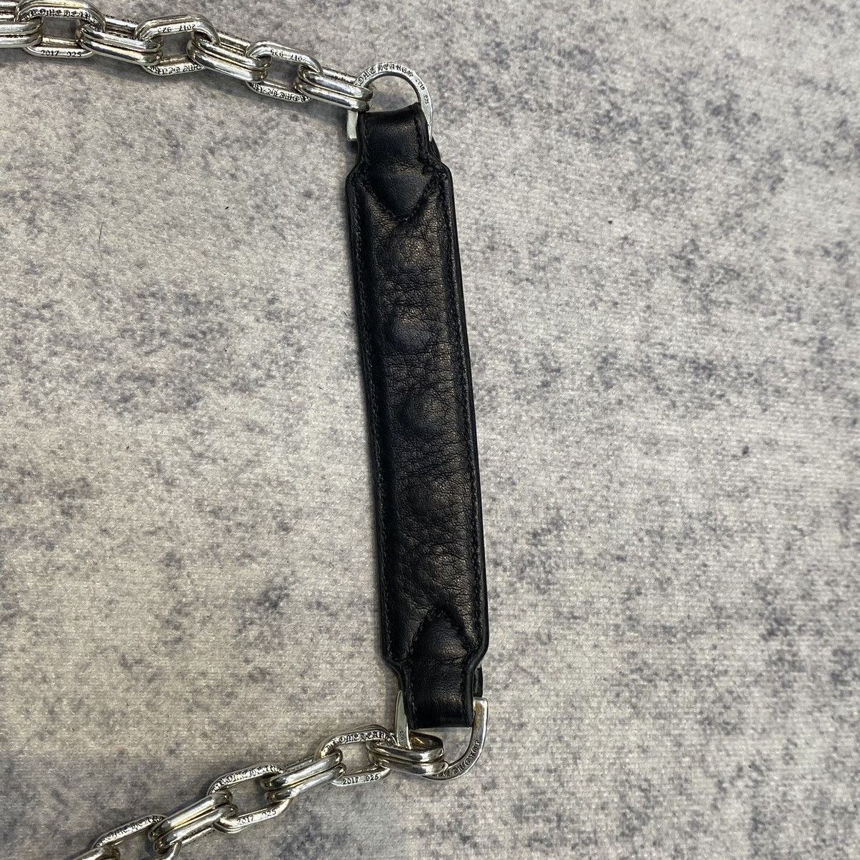 Chrome Hearts Chrome hearts PULP Cross link chain silver Medium bag black Size ONE SIZE - 23 Thumbnail