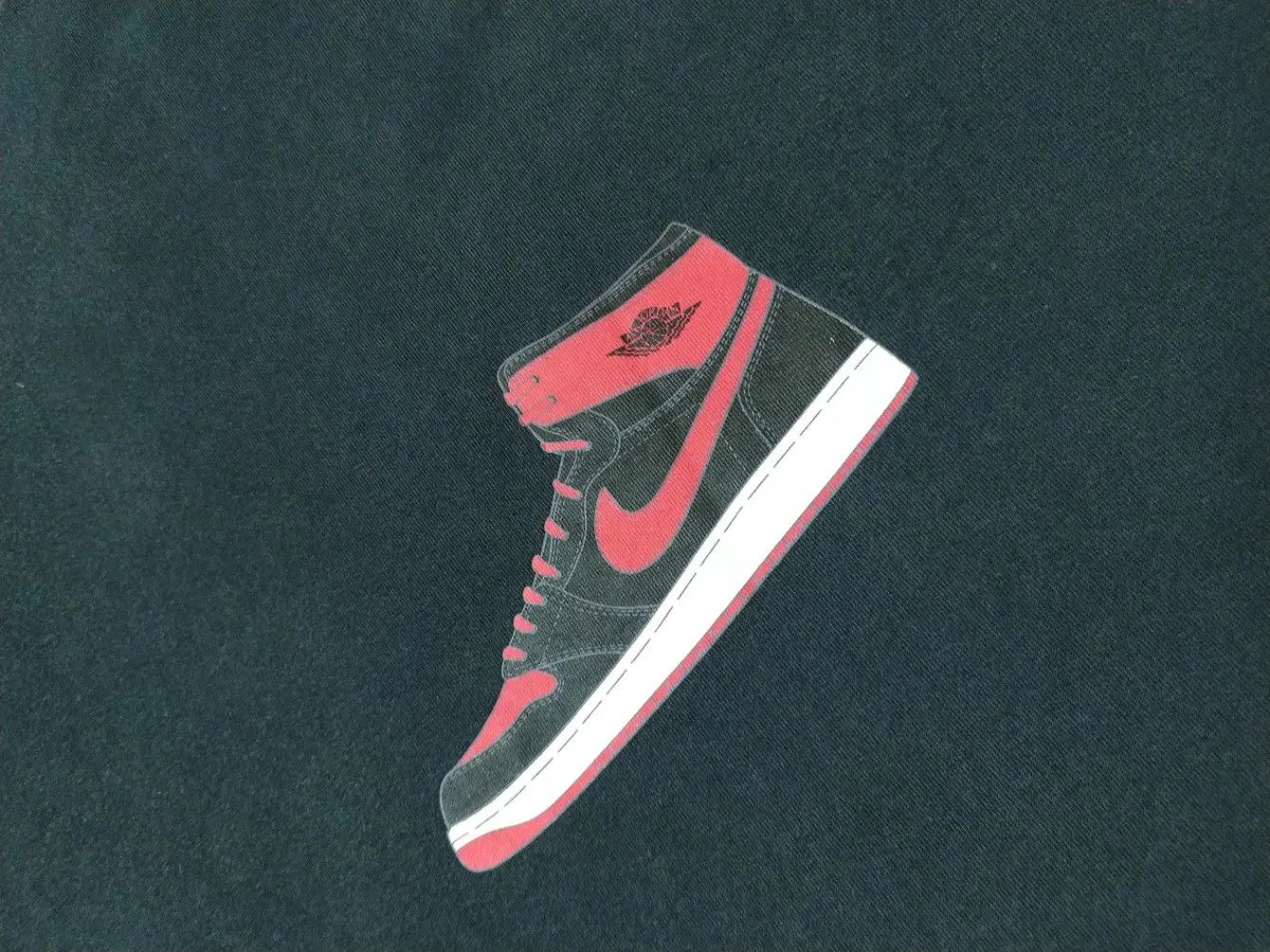 Jordan Brand × Nike × Vintage Nike Jordan Flight High Top T shirt Size US L / EU 52-54 / 3 - 1 Thumbnail