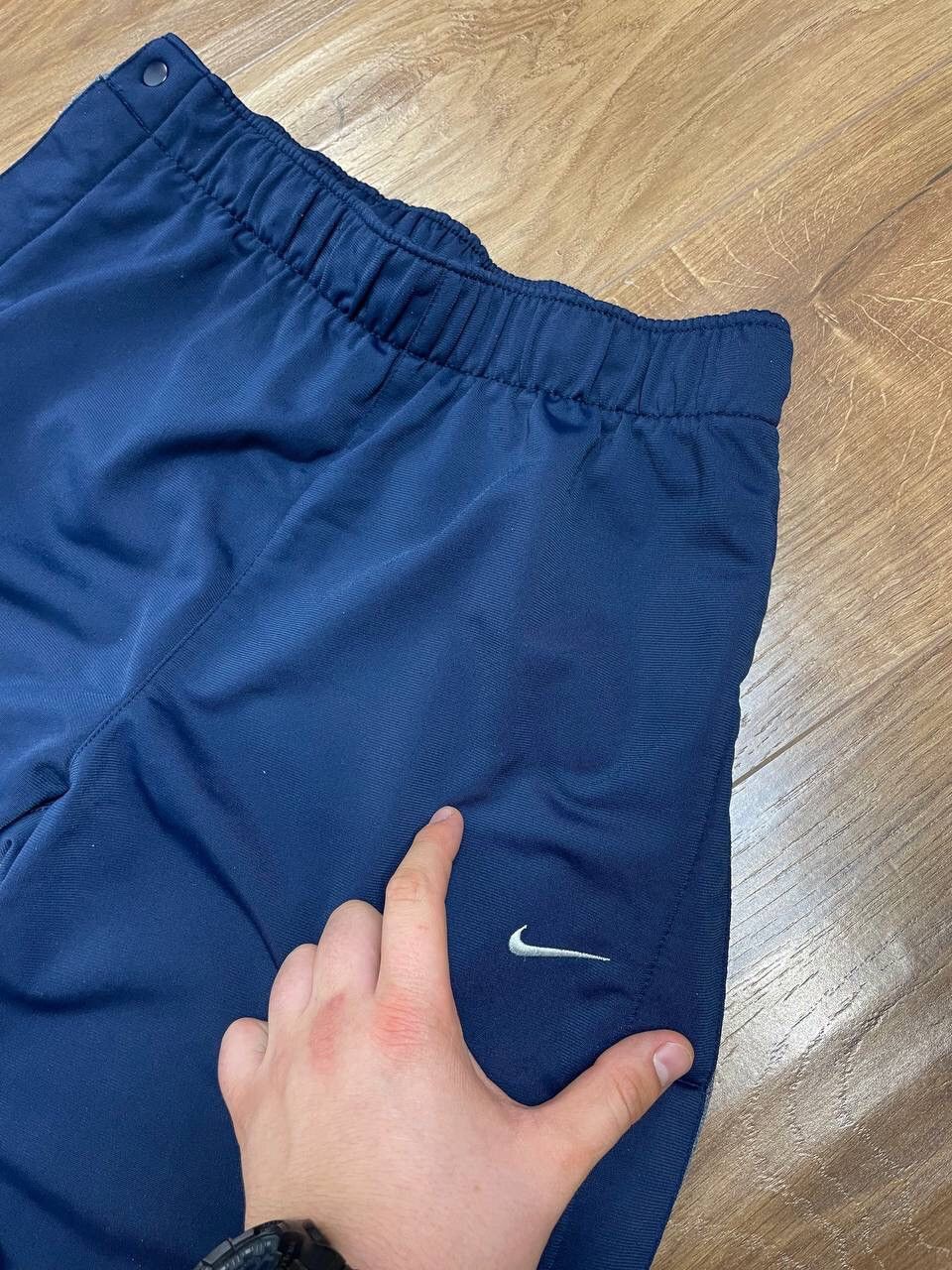 Nike Vintage Nike Y2K Style Blue Drill Side Buttons Sweatpants Size US 30 / EU 46 - 9 Thumbnail