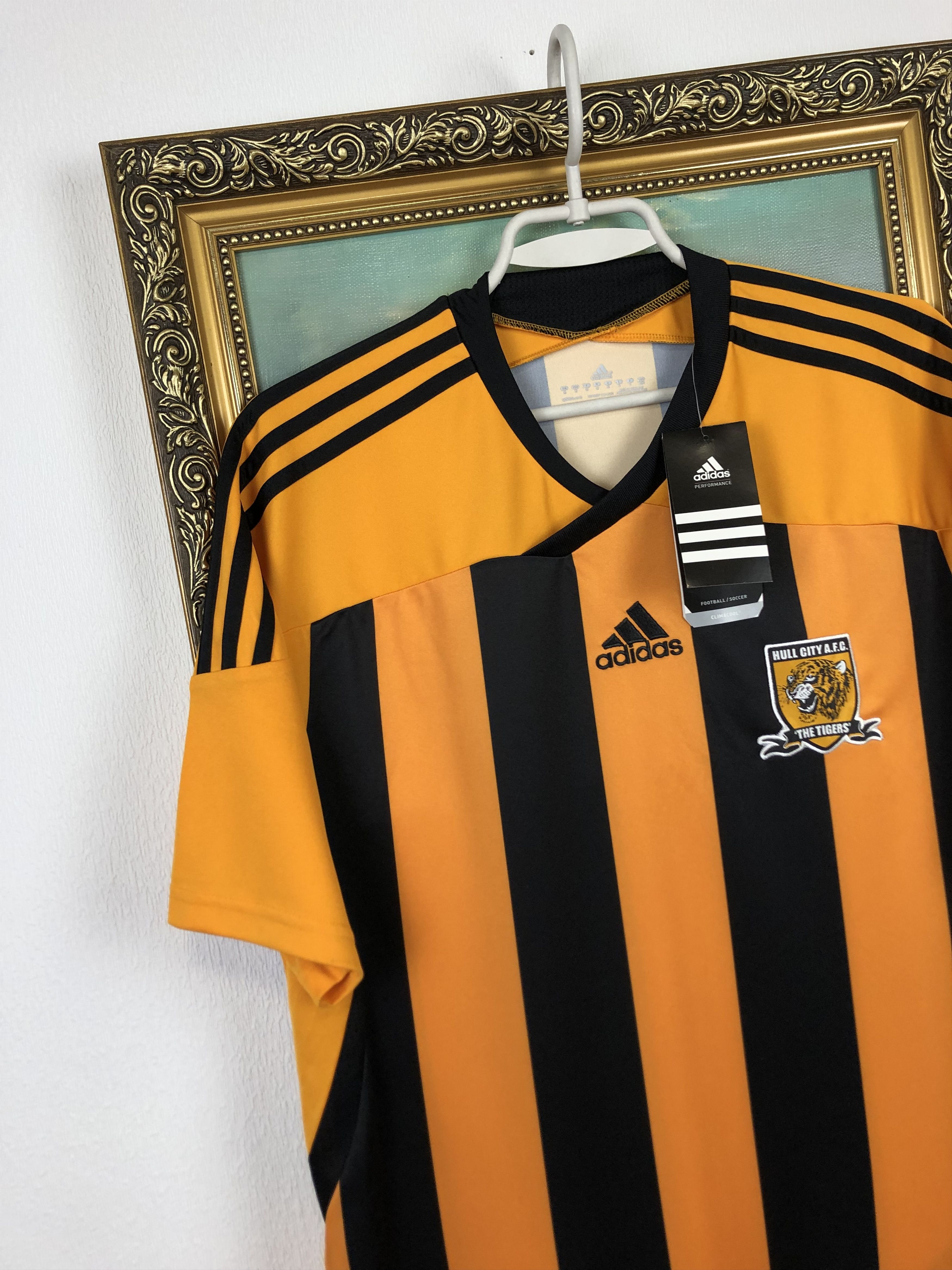 Adidas Hull City football shirt 2011 Soccer Adidas Jersey Rare New Size US M / EU 48-50 / 2 - 3 Thumbnail